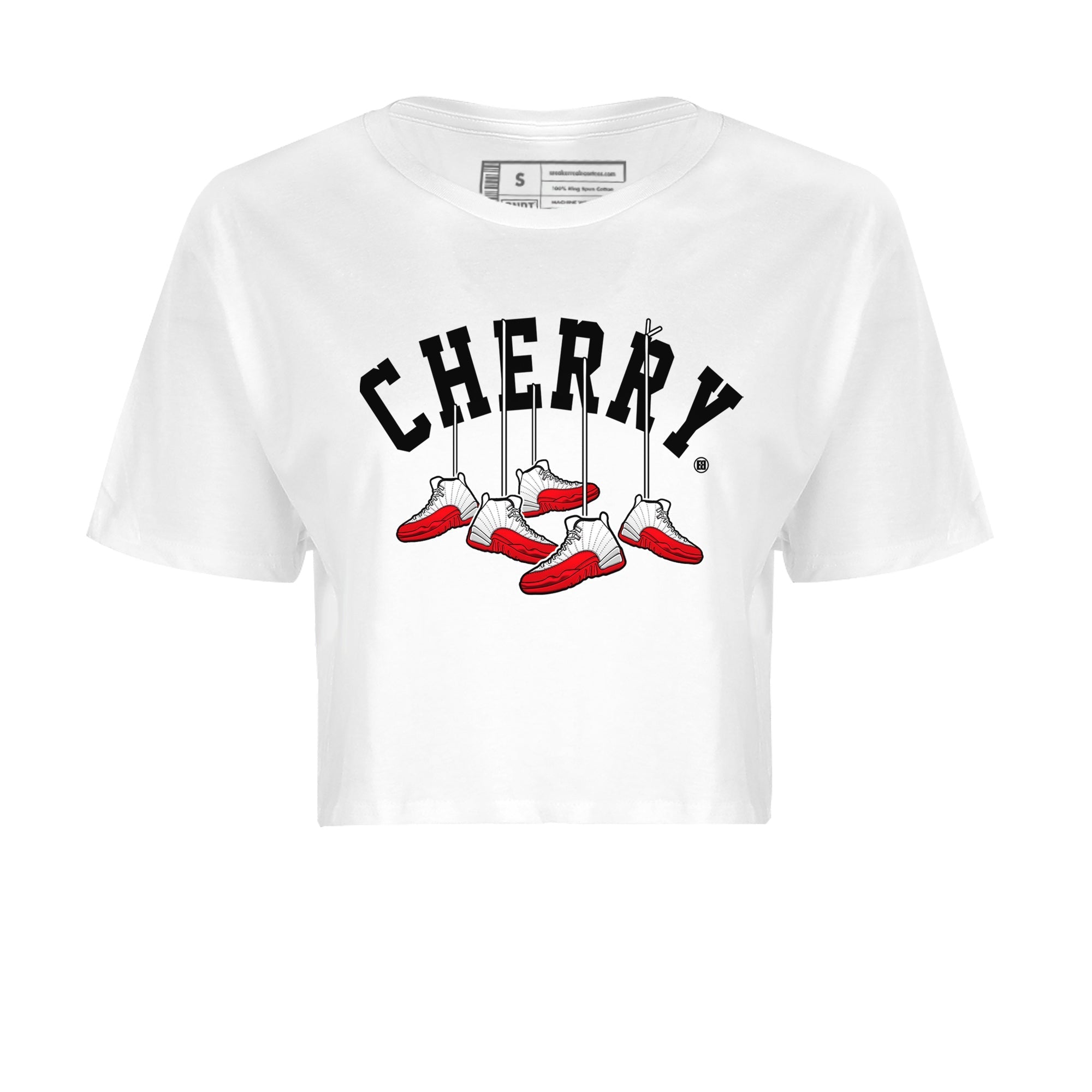 Hanging snkmatchs Women's Tops - Air Jordan 12 Cherry