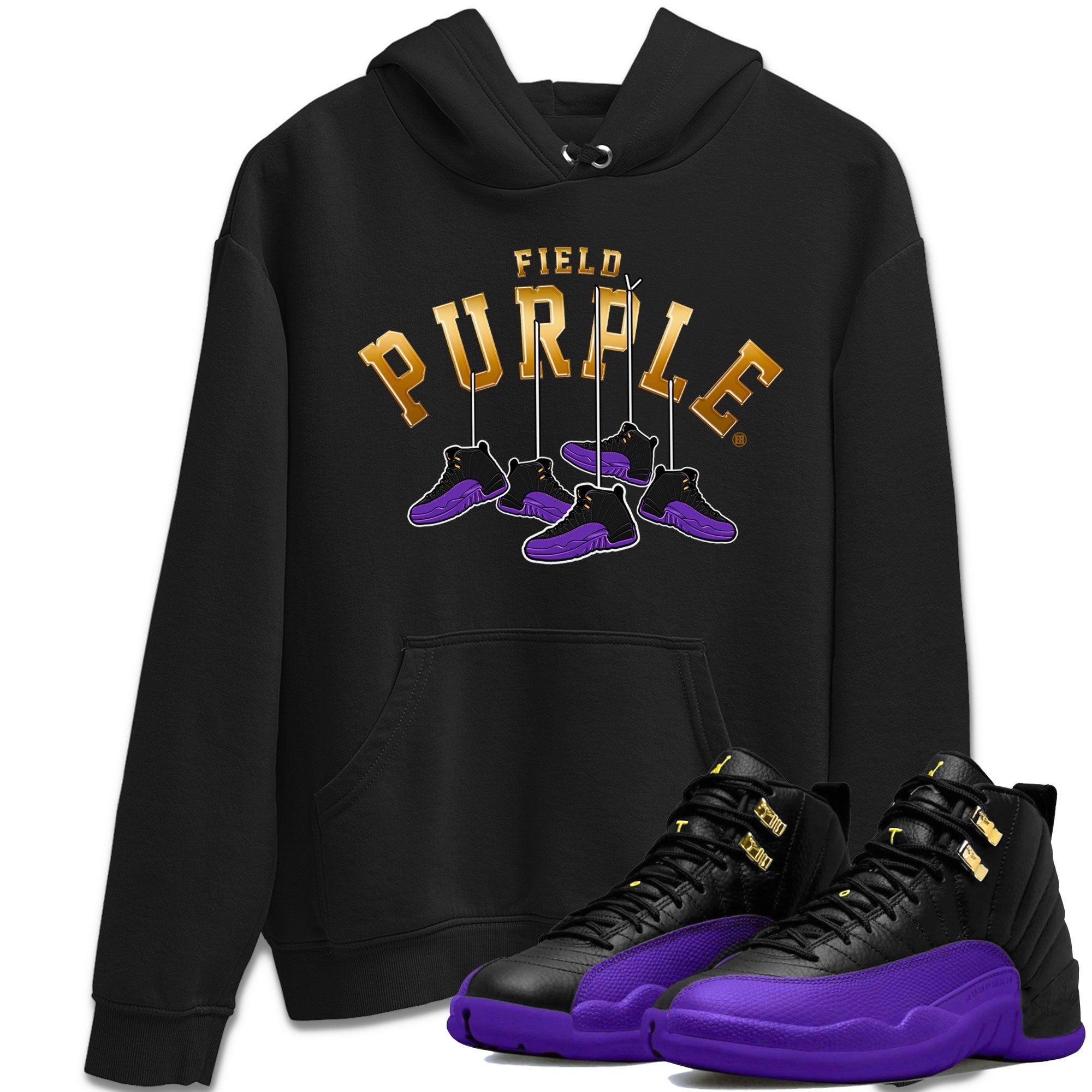 Hanging snkmatchs snkmatch Tee - Air Jordan 12 Field Purple