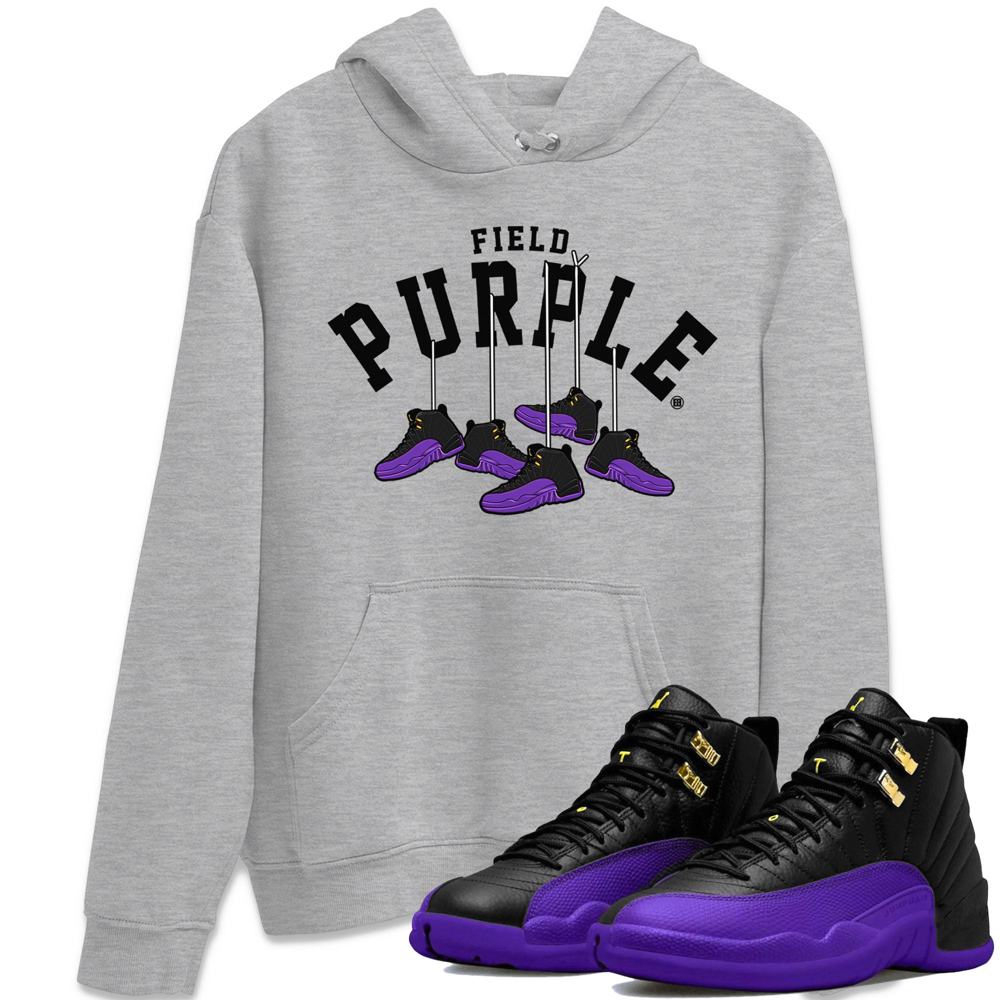 Hanging snkmatchs snkmatch Tee - Air Jordan 12 Field Purple