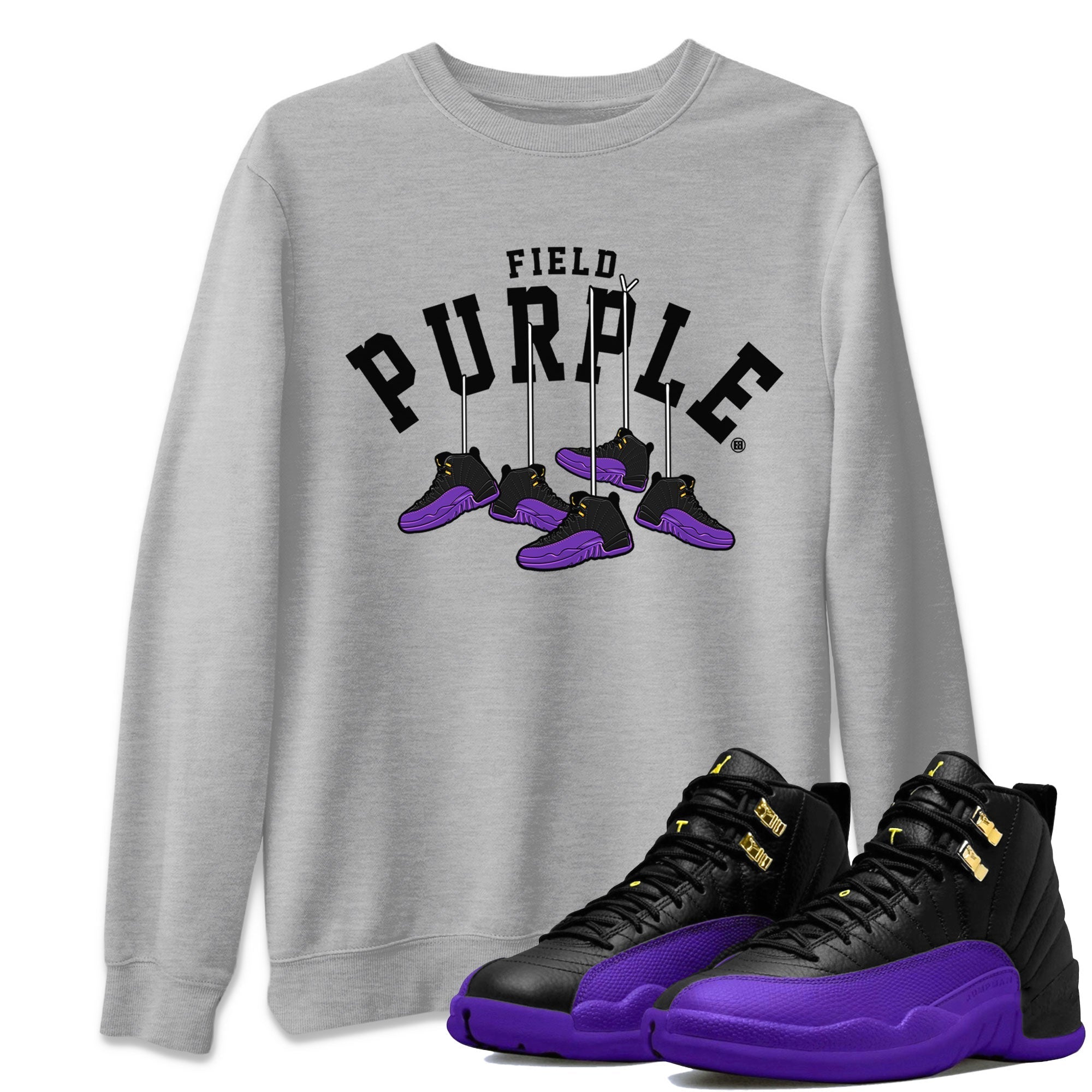 Hanging snkmatchs snkmatch Tee - Air Jordan 12 Field Purple