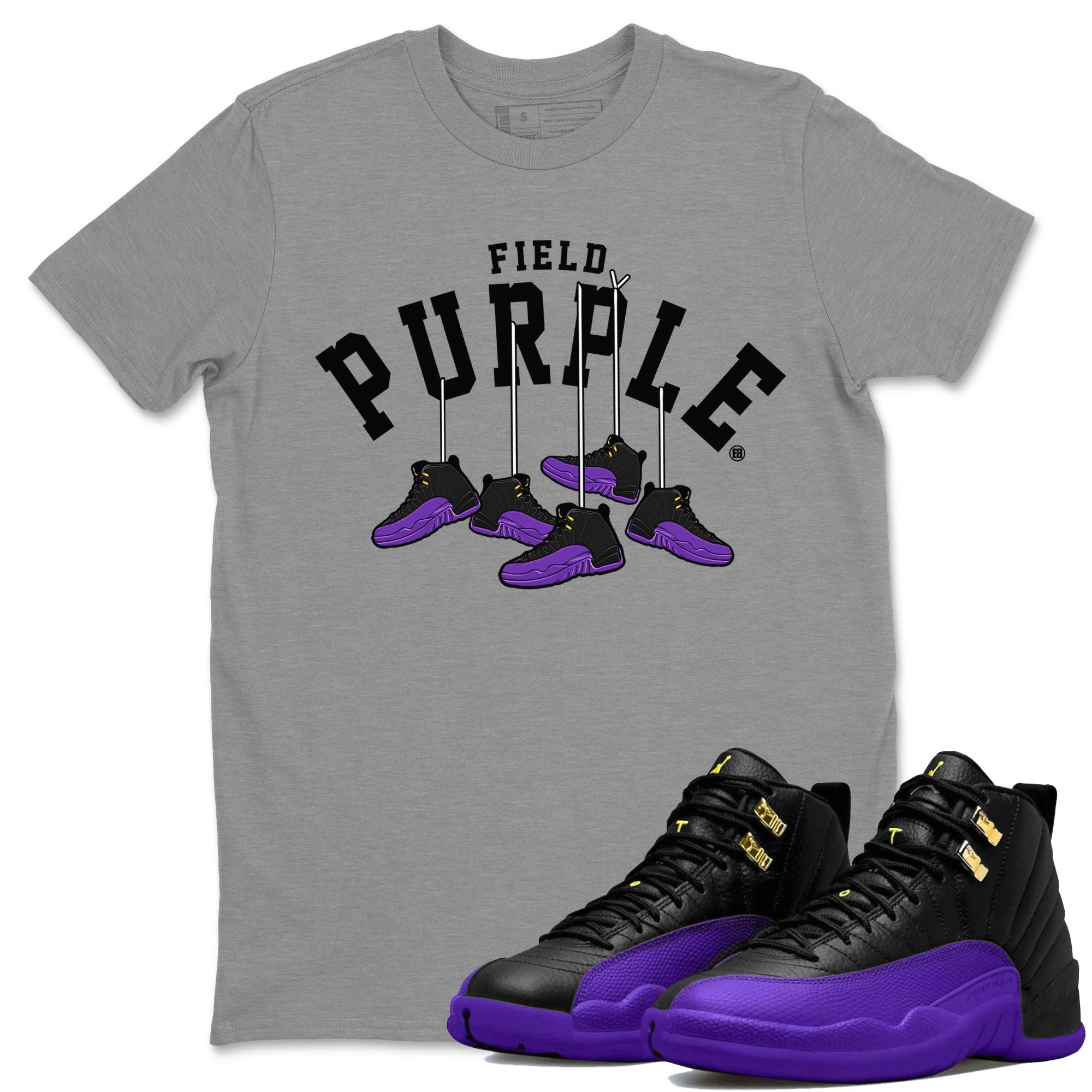 Hanging snkmatchs snkmatch Tee - Air Jordan 12 Field Purple