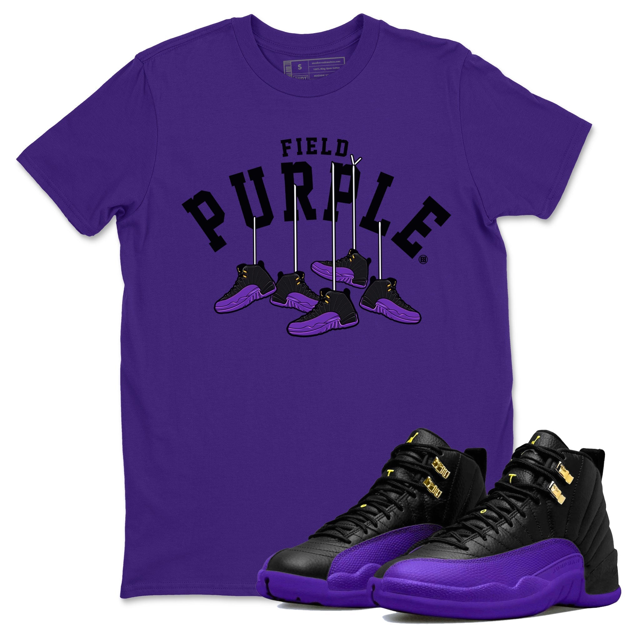 Hanging snkmatchs snkmatch Tee - Air Jordan 12 Field Purple