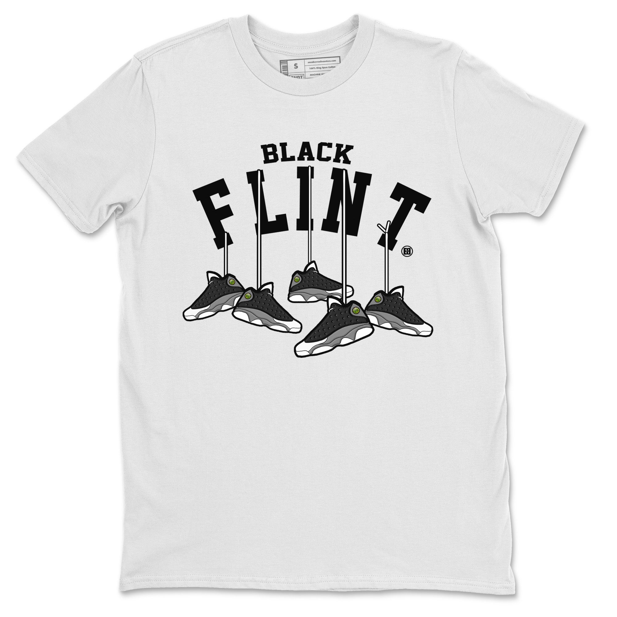 Hanging snkmatchs Unisex Tops - Air Jordan 13 Black Flint
