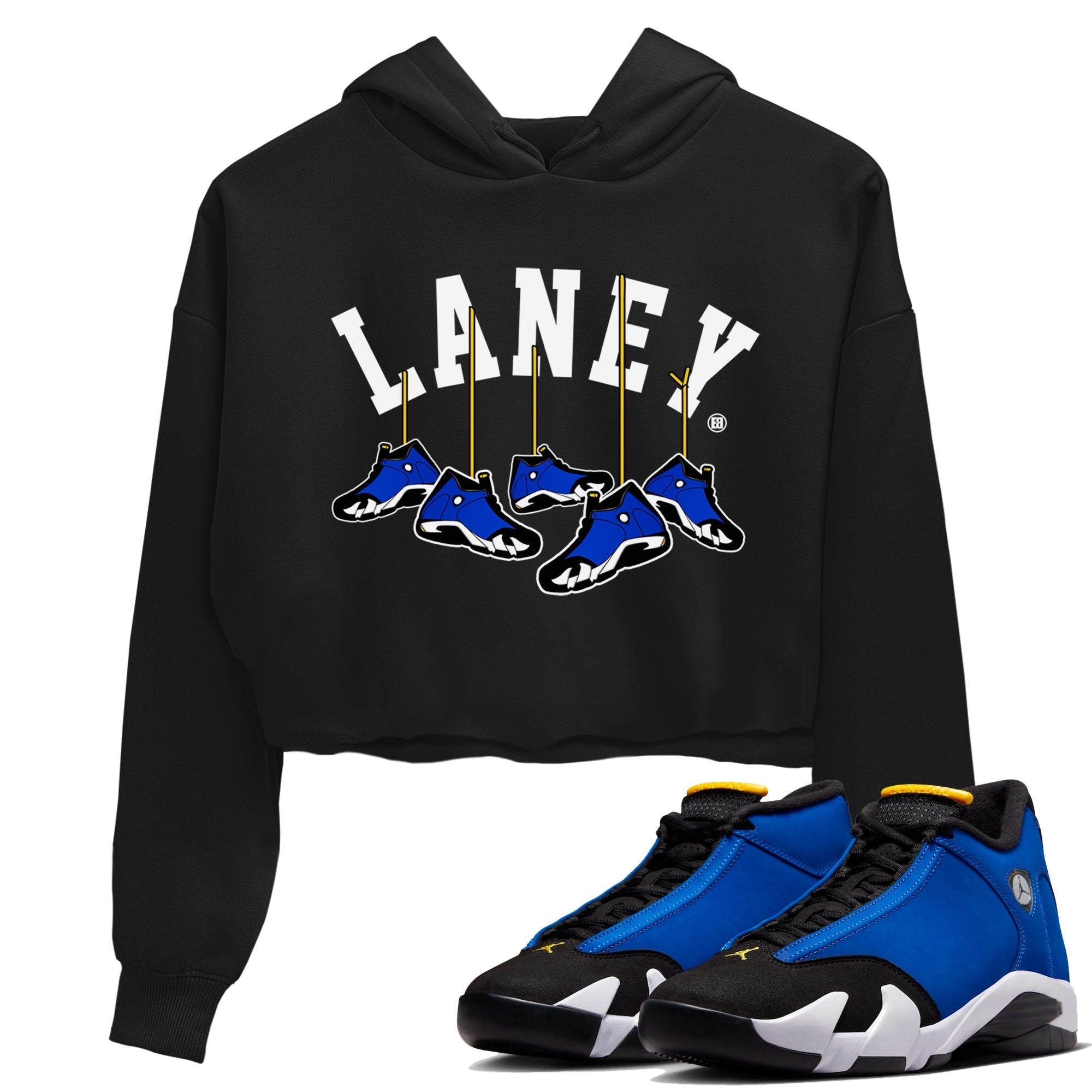 Hanging snkmatchs Women's Tops - Air Jordan 14 Laney
