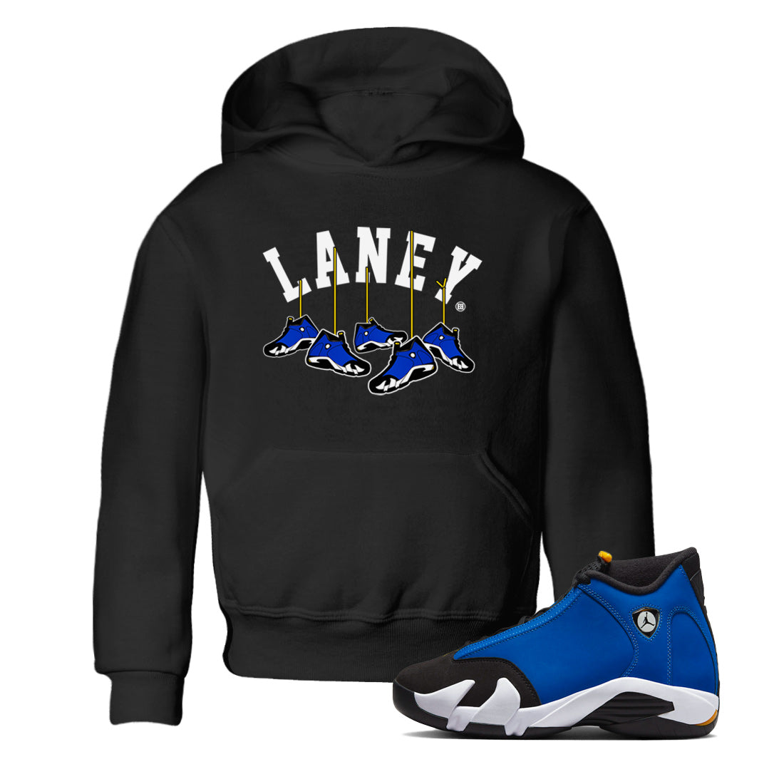 Hanging snkmatchs Kids Tops - Air Jordan 14 Laney