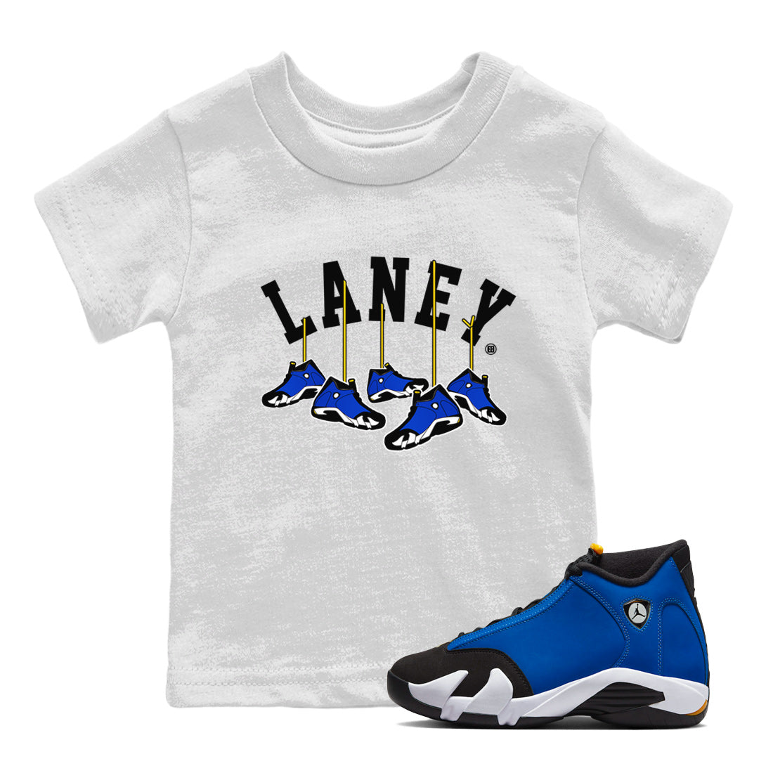 Hanging snkmatchs Kids Tops - Air Jordan 14 Laney