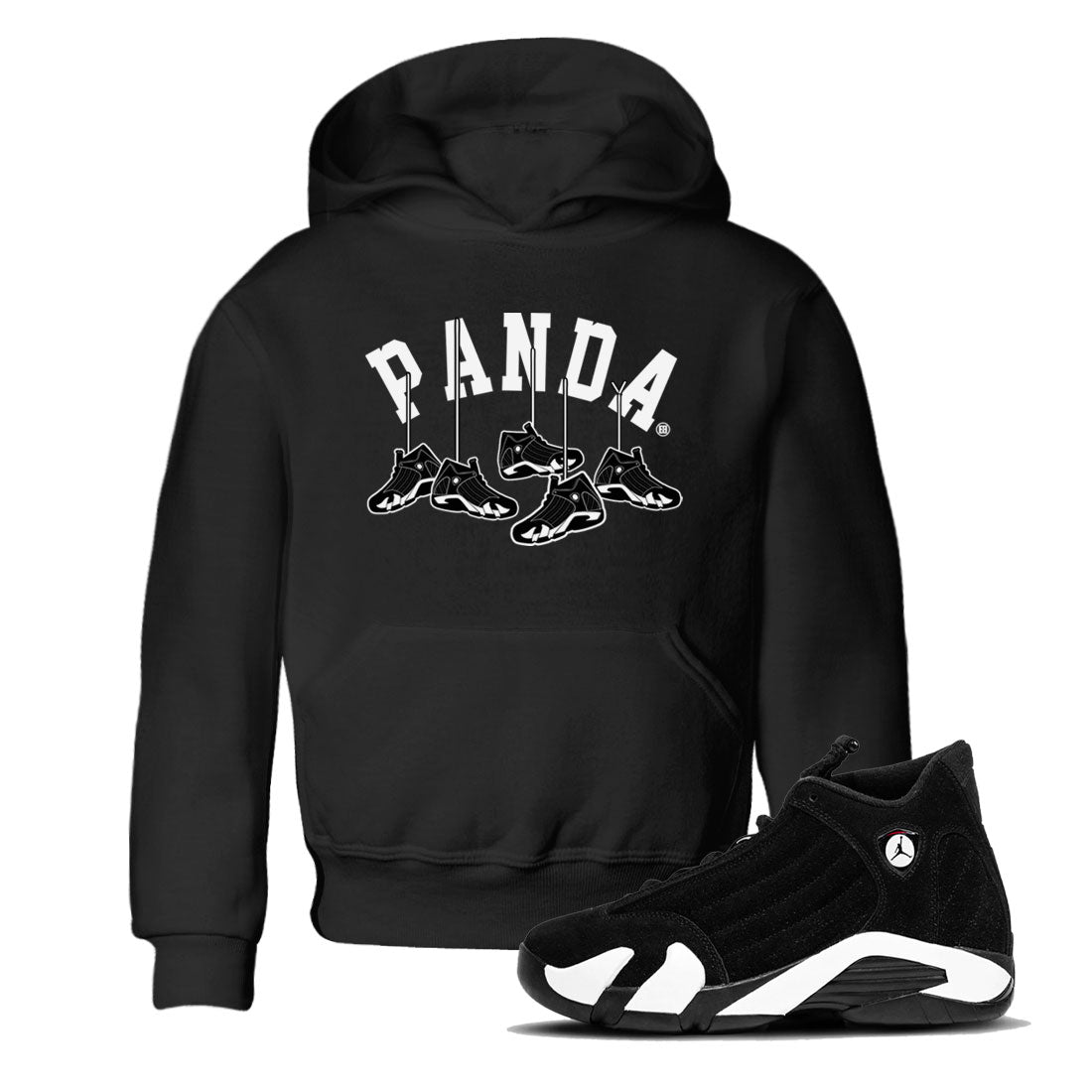 Hanging snkmatchs snkmatch Tees Kids - Air Jordan 14 Panda