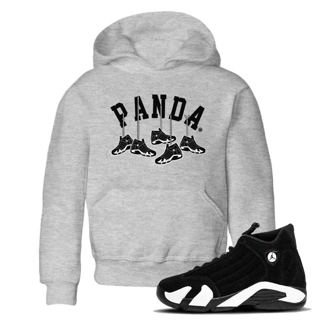 Hanging snkmatchs snkmatch Tees Kids - Air Jordan 14 Panda