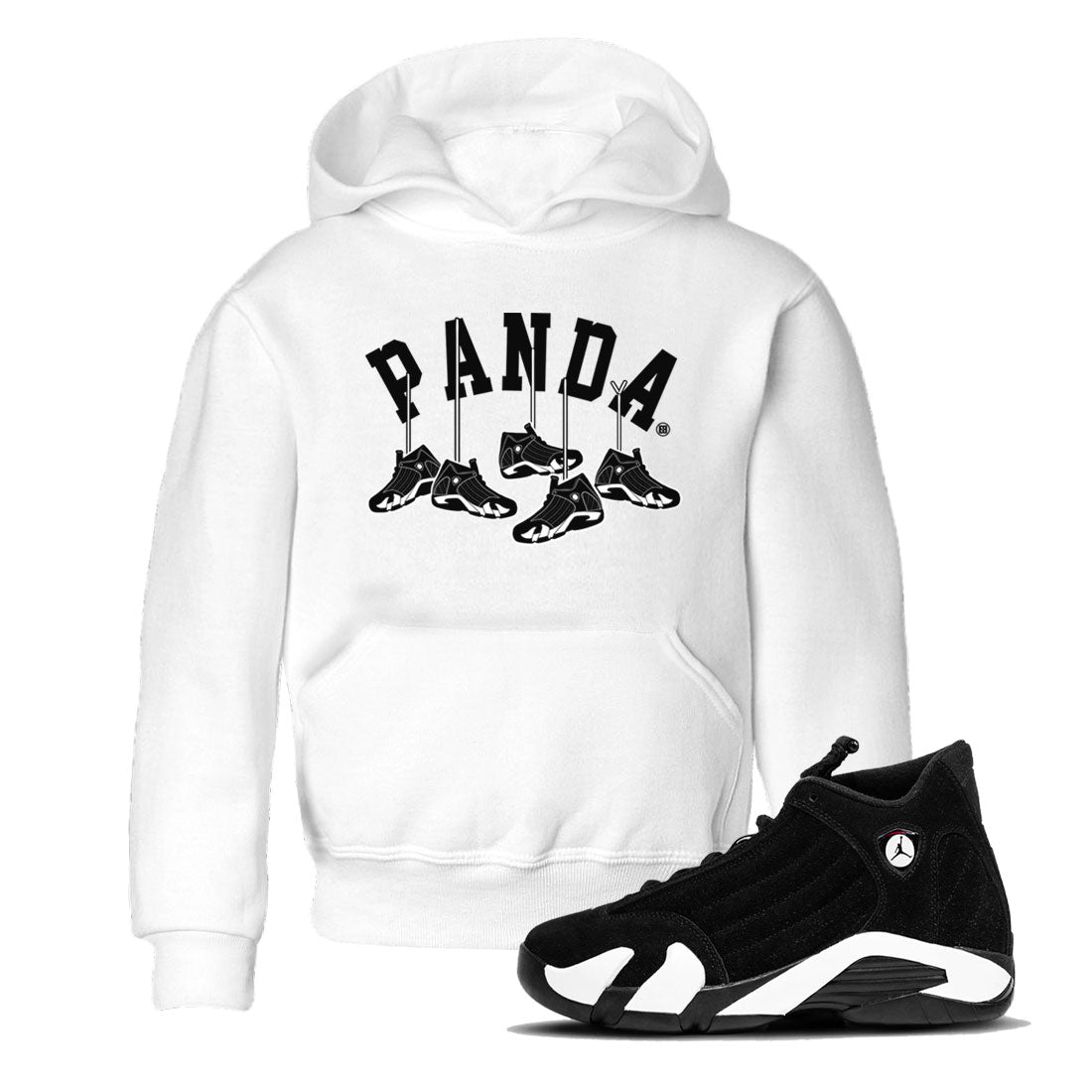 Hanging snkmatchs snkmatch Tees Kids - Air Jordan 14 Panda