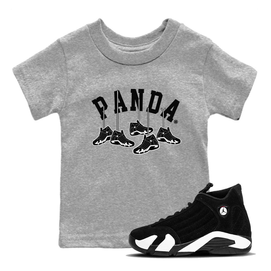 Hanging snkmatchs snkmatch Tees Kids - Air Jordan 14 Panda