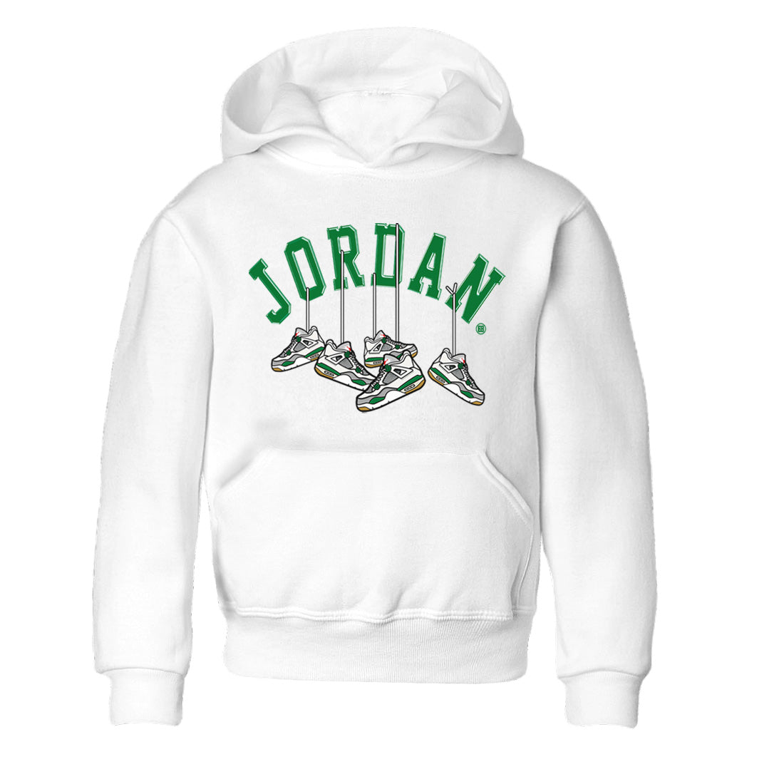 Hanging snkmatchs Kids Tops - Air Jordan 4 Pine Green