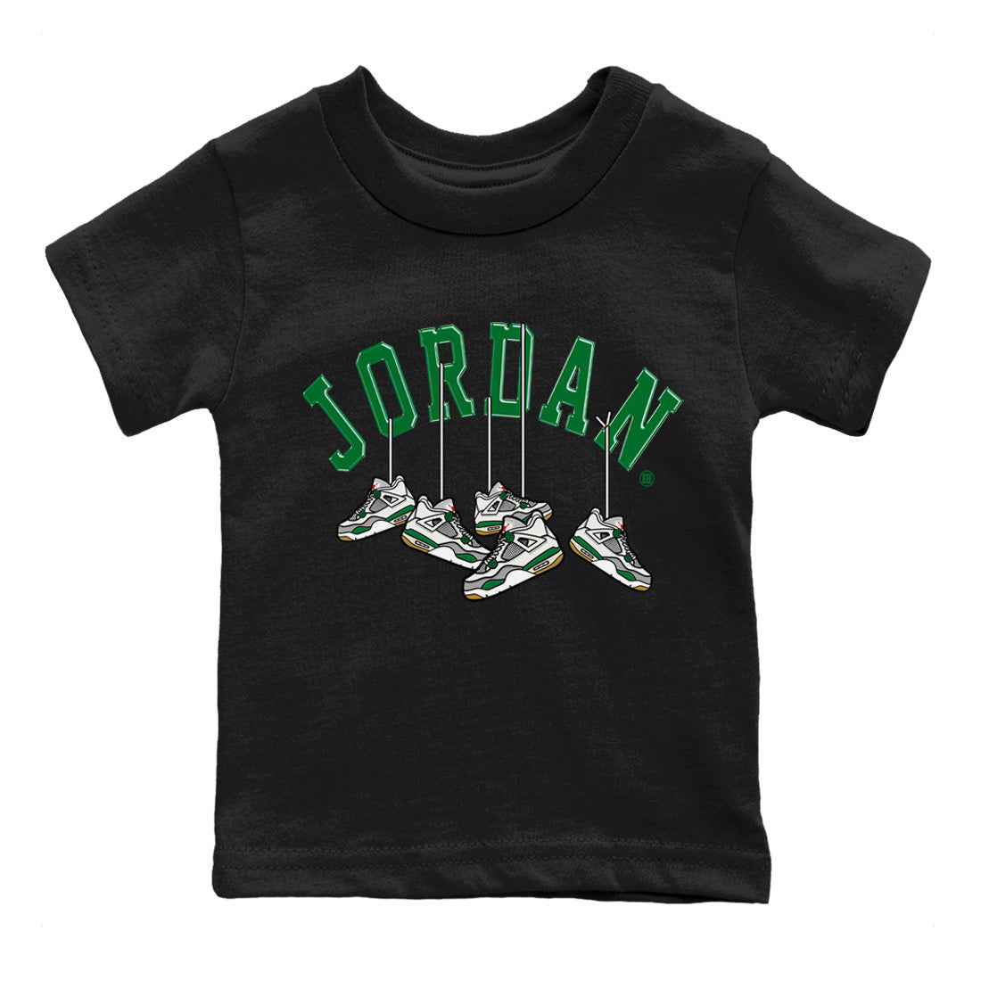 Hanging snkmatchs Kids Tops - Air Jordan 4 Pine Green SB