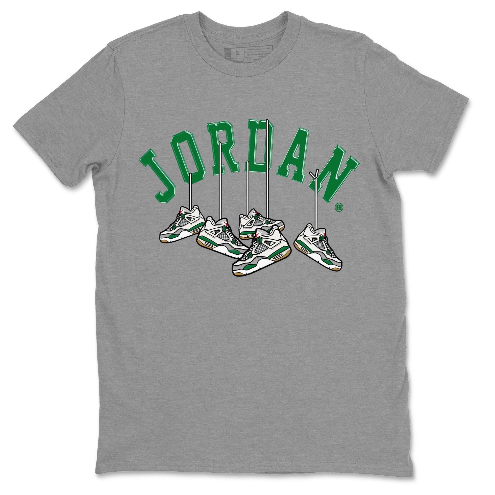Hanging snkmatchs Unisex Tops - Air Jordan 4 Pine Green