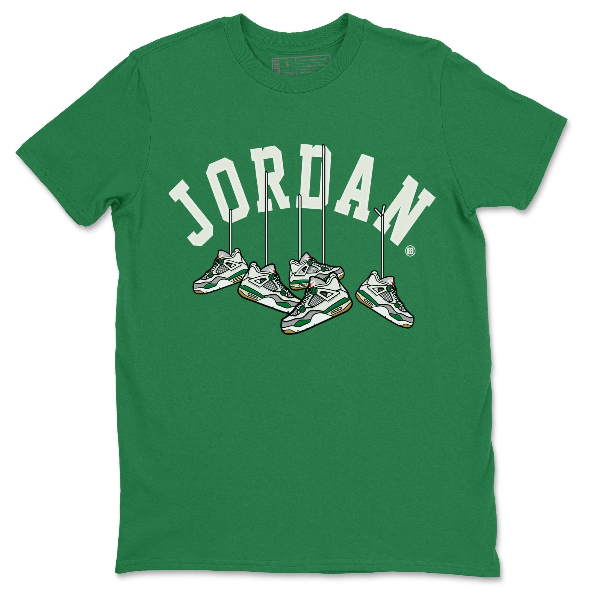Hanging snkmatchs Unisex Tops - Air Jordan 4 Pine Green