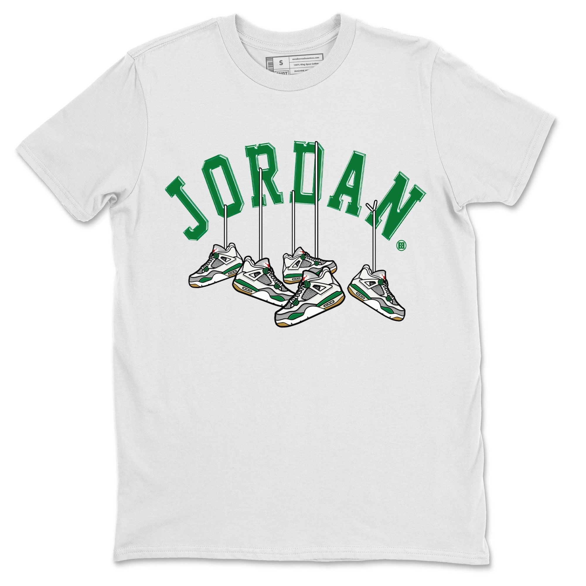 Hanging snkmatchs Unisex Tops - Air Jordan 4 Pine Green