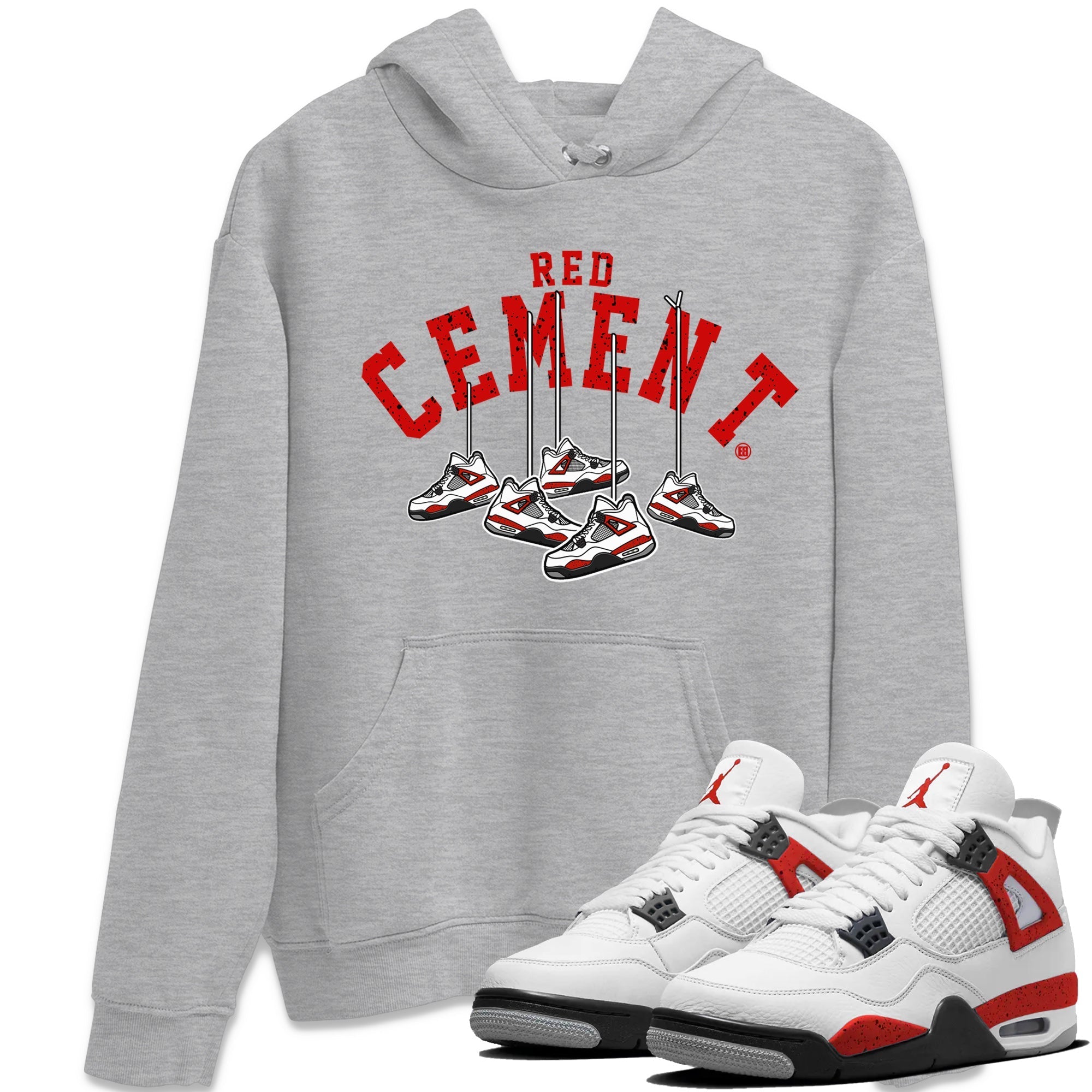 Hanging snkmatchs Unisex Tops - Air Jordan 4 Red Cement