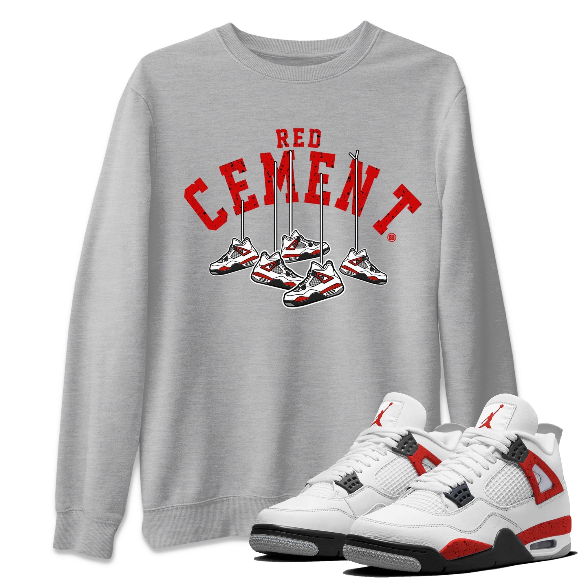 Hanging snkmatchs Unisex Tops - Air Jordan 4 Red Cement