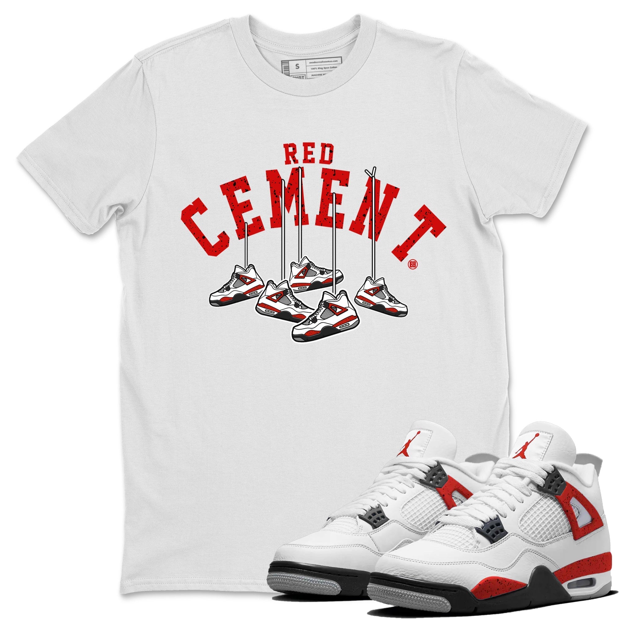 Hanging snkmatchs Unisex Tops - Air Jordan 4 Red Cement