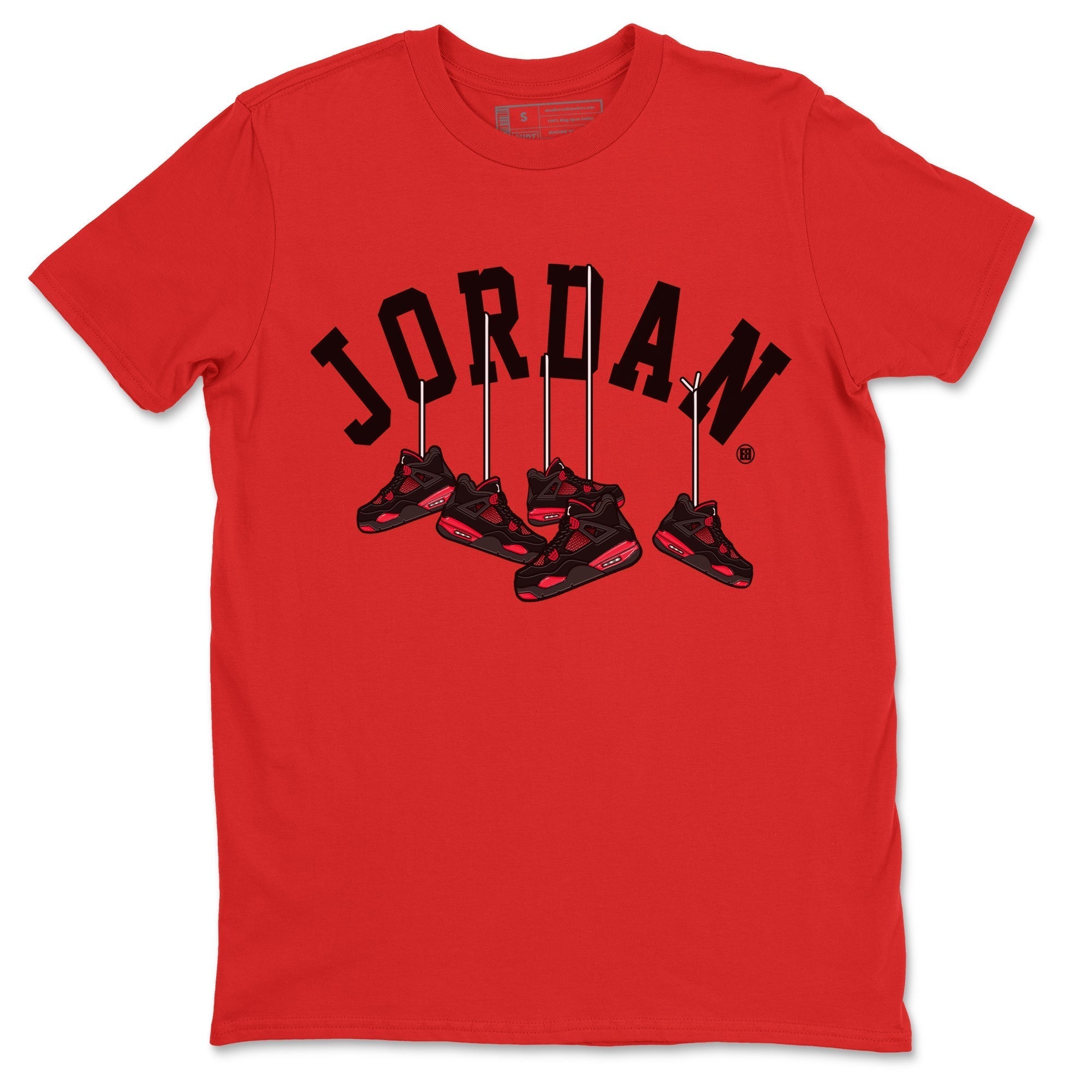 Hanging snkmatchs Unisex Tops - Air Jordan 4 Red Thunder