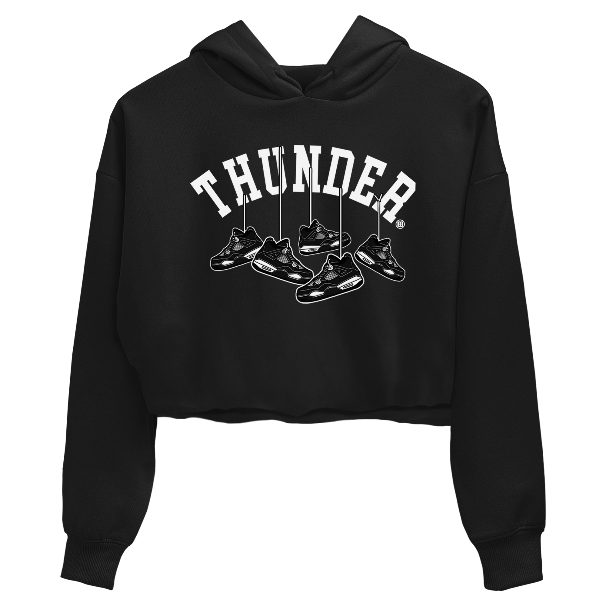 Hanging snkmatchs snkmatch Women's Top - Air Jordan 4 White Thunder
