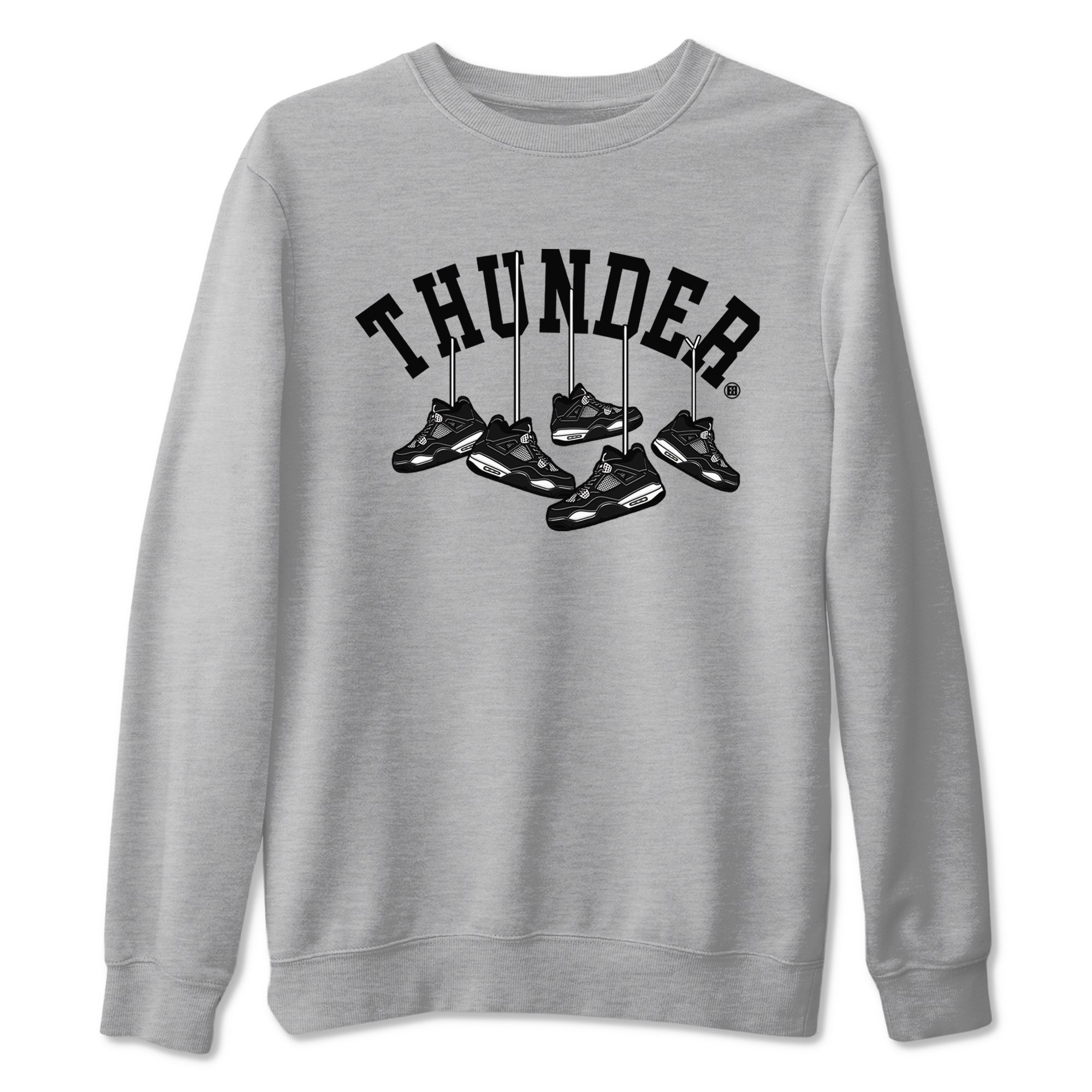 Hanging snkmatchs snkmatch Tees - Air Jordan 4 White Thunder
