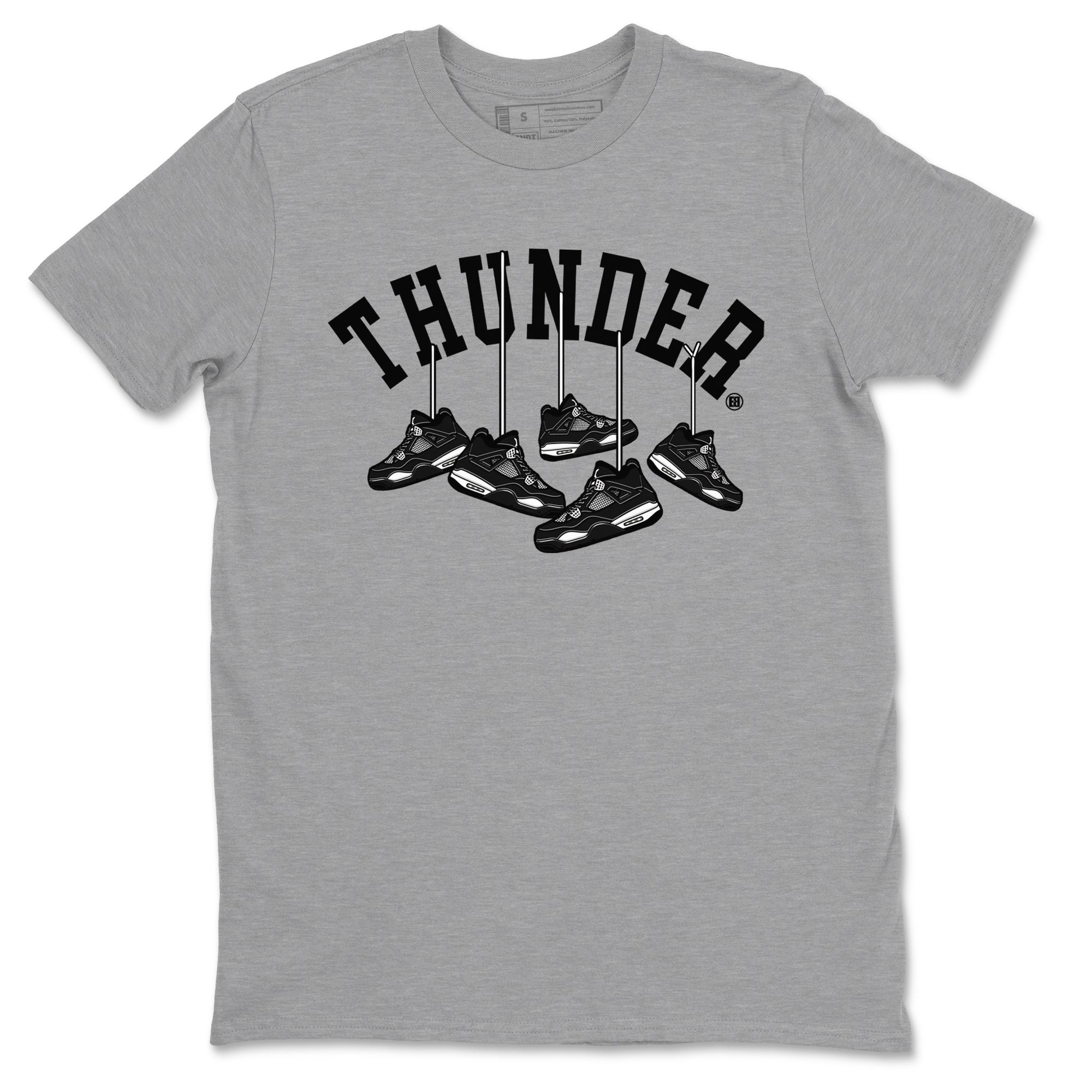 Hanging snkmatchs snkmatch Tees - Air Jordan 4 White Thunder