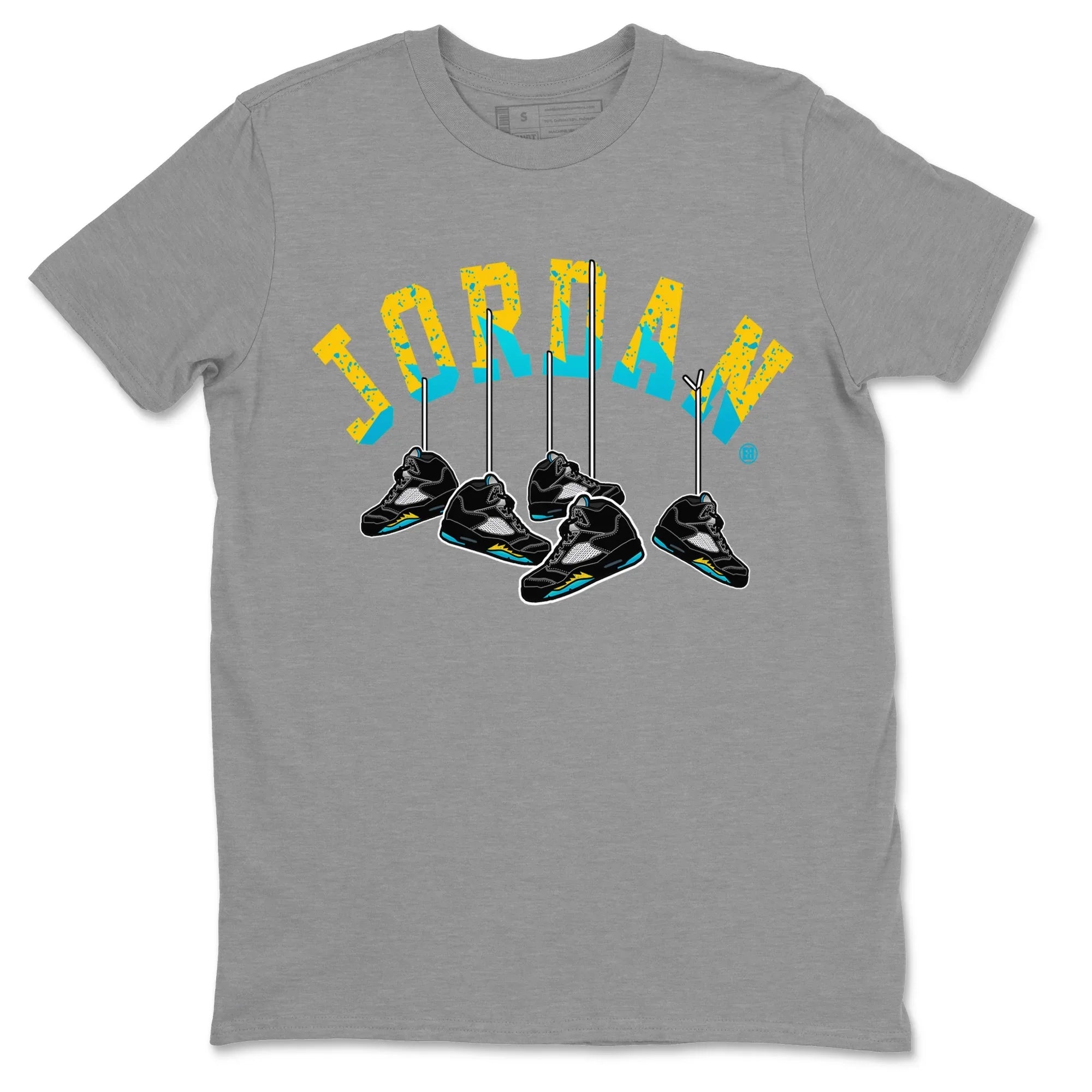 Hanging snkmatchs Unisex Tops - Air Jordan 5 Aqua