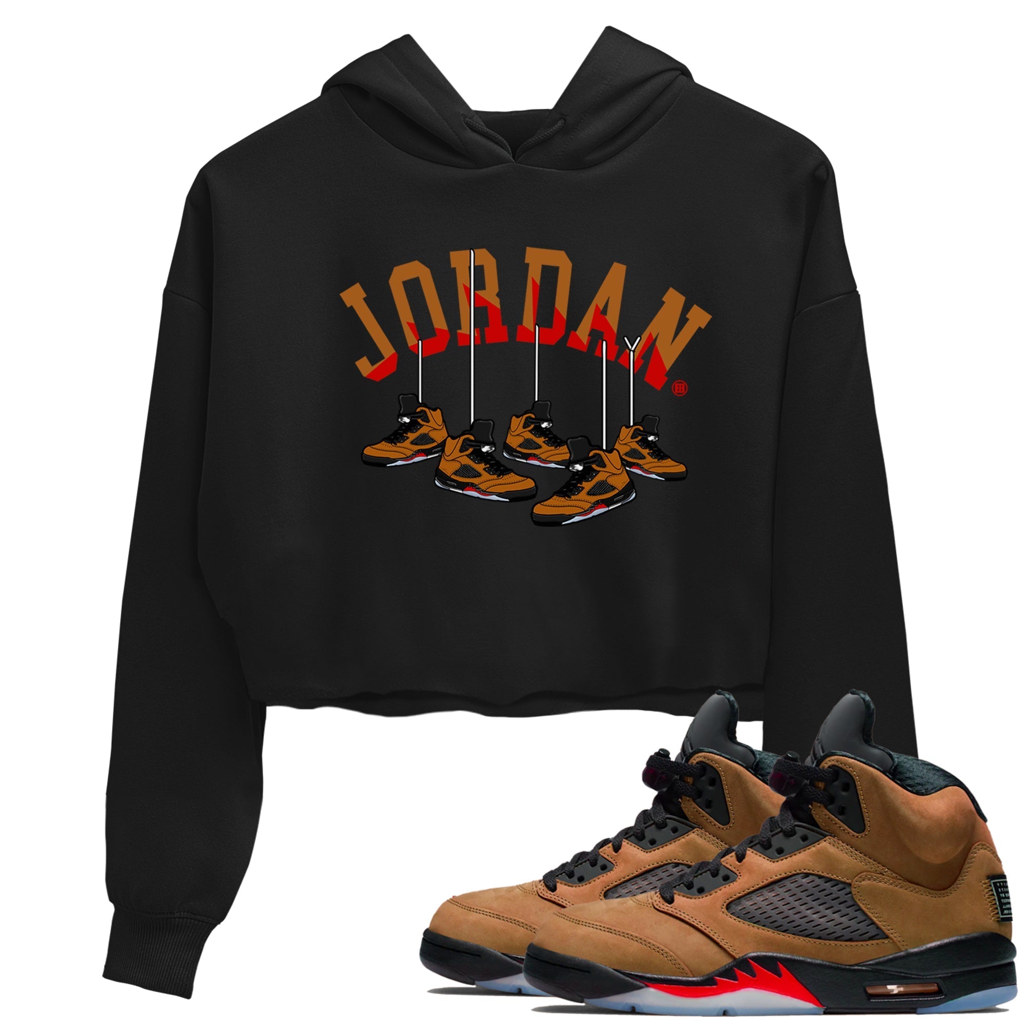 Hanging snkmatchs snkmatch Women's Top - Air Jordan 5 Archaeo Brown