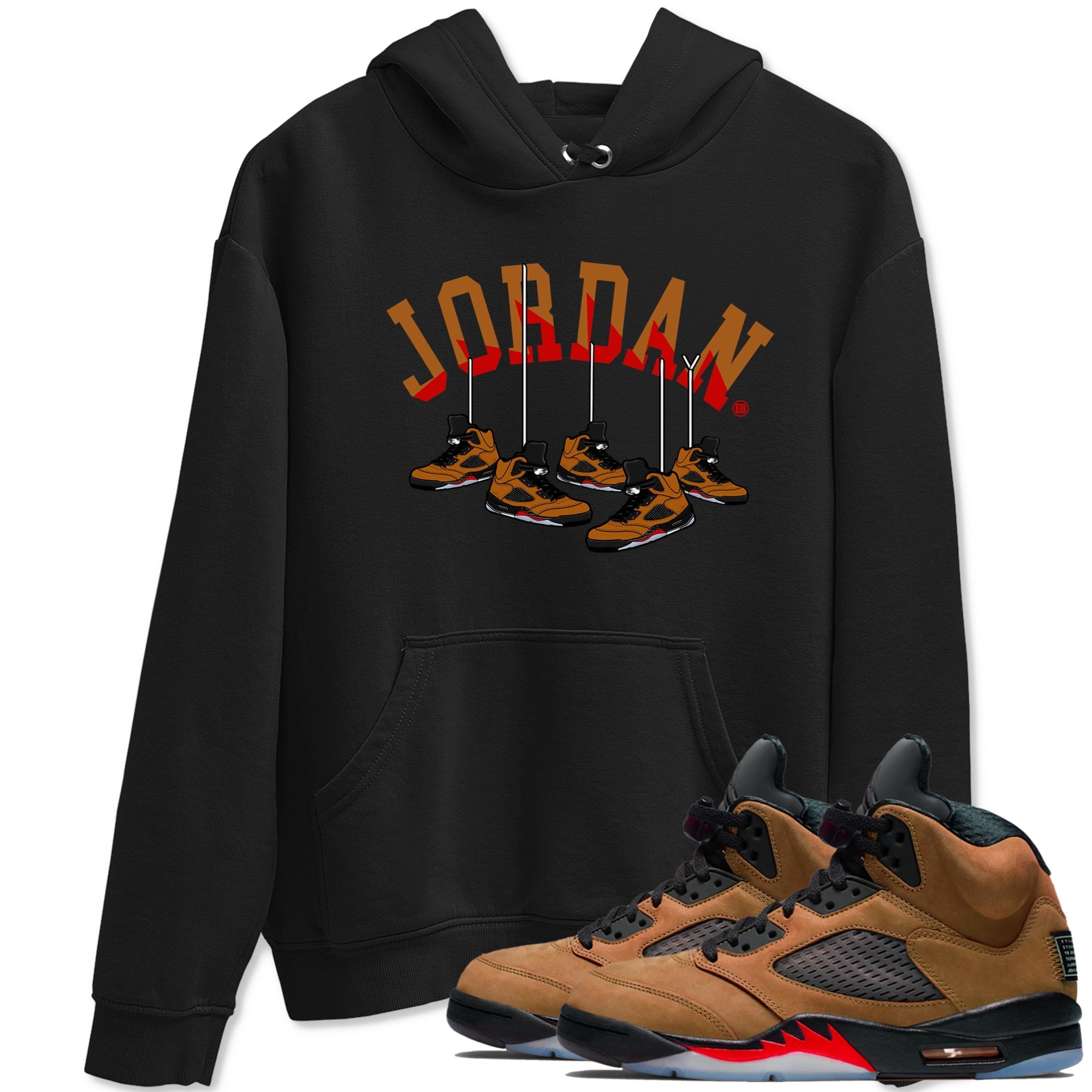 Hanging snkmatchs snkmatch Tees - Air Jordan 5 Archaeo Brown