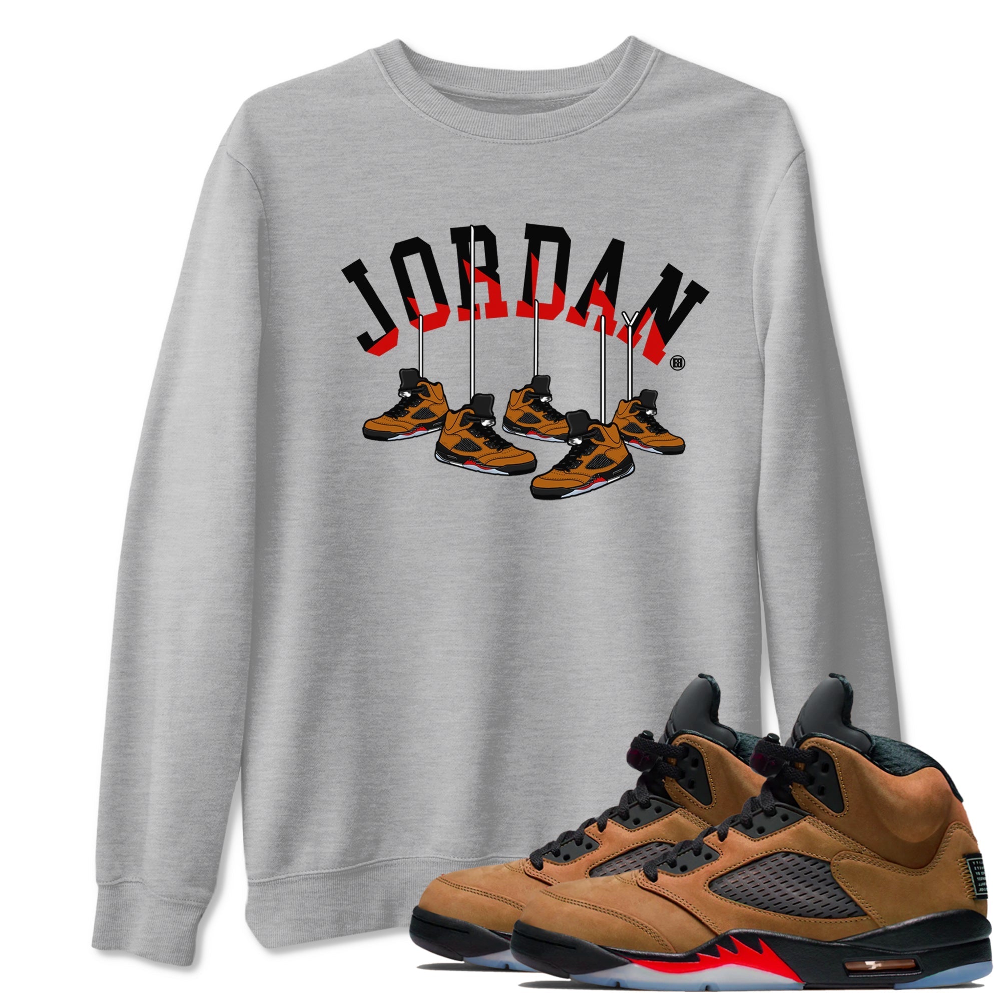 Hanging snkmatchs snkmatch Tees - Air Jordan 5 Archaeo Brown