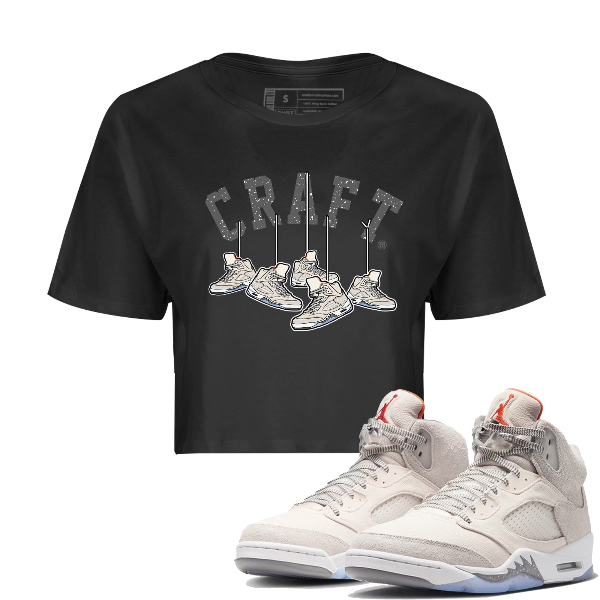 Hanging snkmatchs Women's Tops - Air Jordan 5 Craft