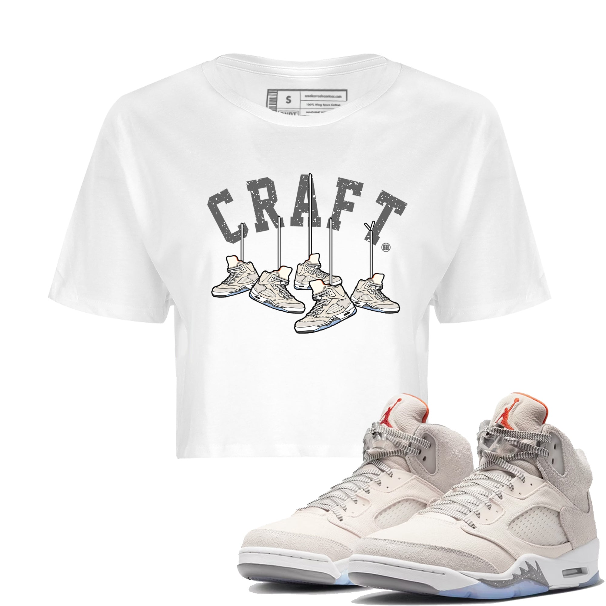 Hanging snkmatchs Women's Tops - Air Jordan 5 Craft