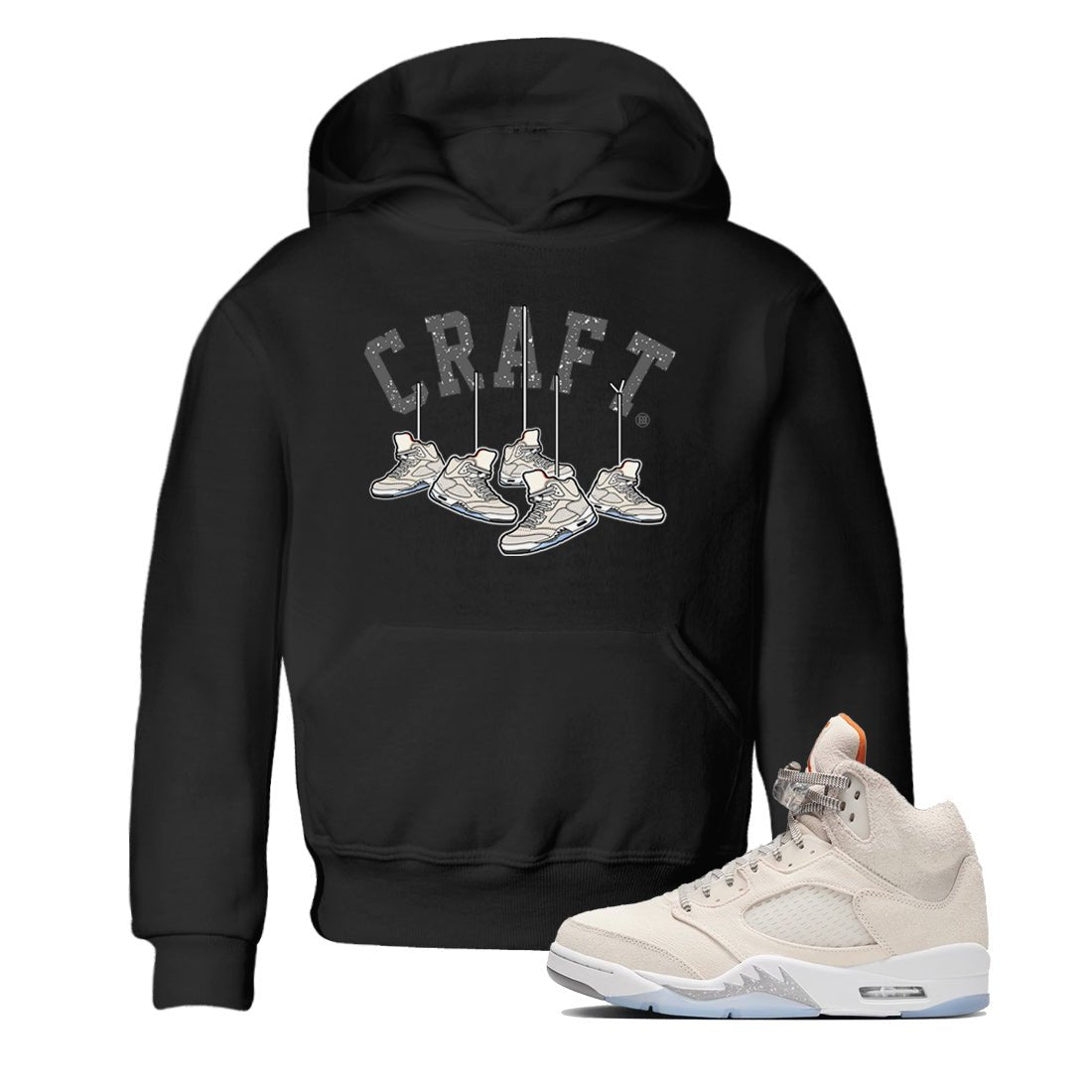 Hanging snkmatchs Kids Tops - Air Jordan 5 Craft