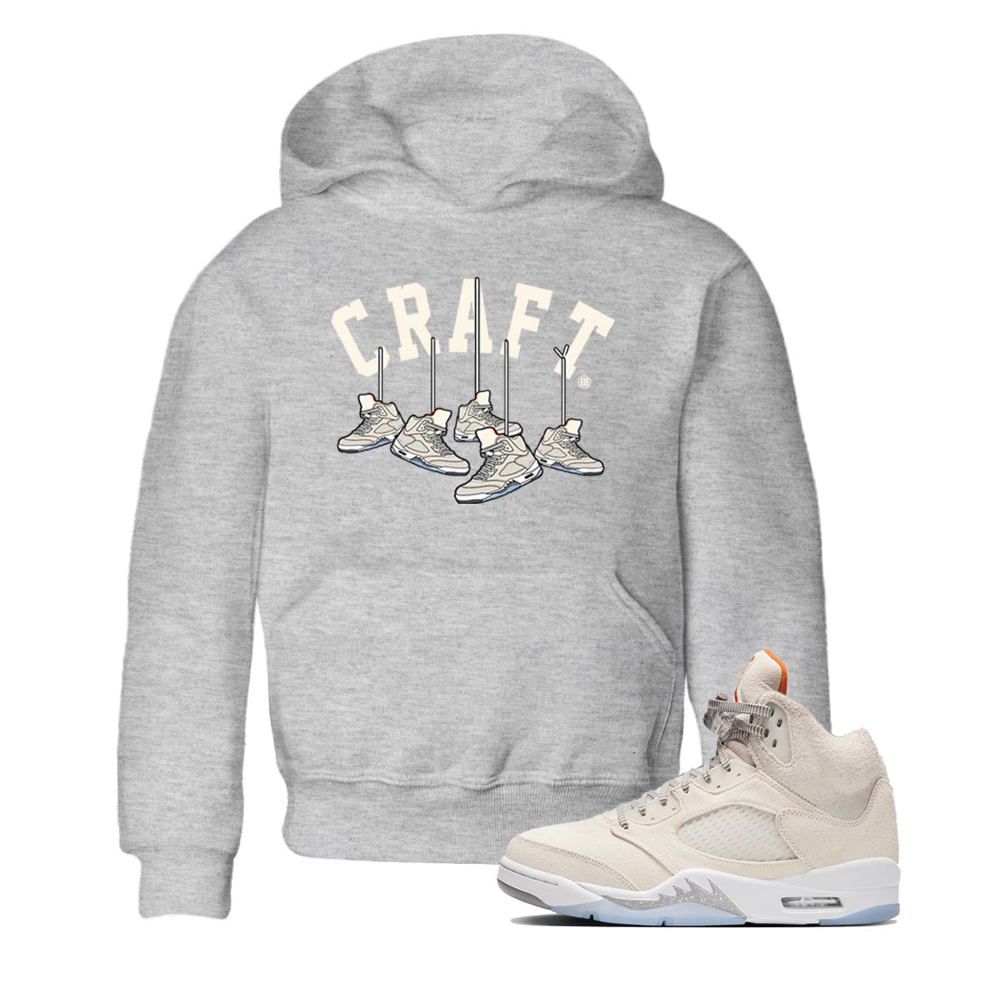 Hanging snkmatchs Kids Tops - Air Jordan 5 Craft