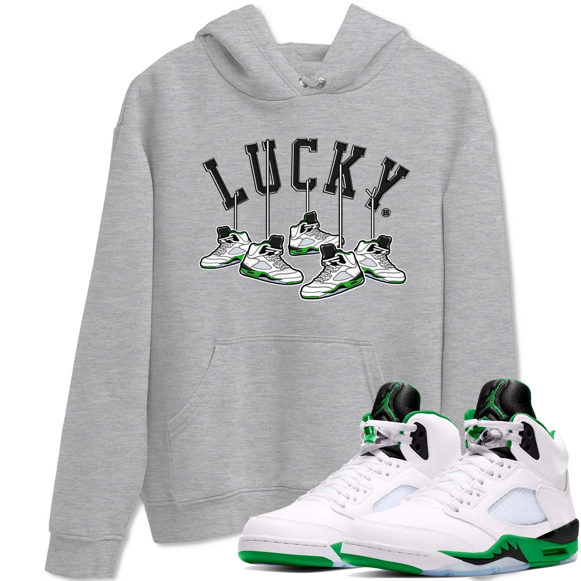 Hanging snkmatchs snkmatch Tee - Air Jordan 5 Lucky Green
