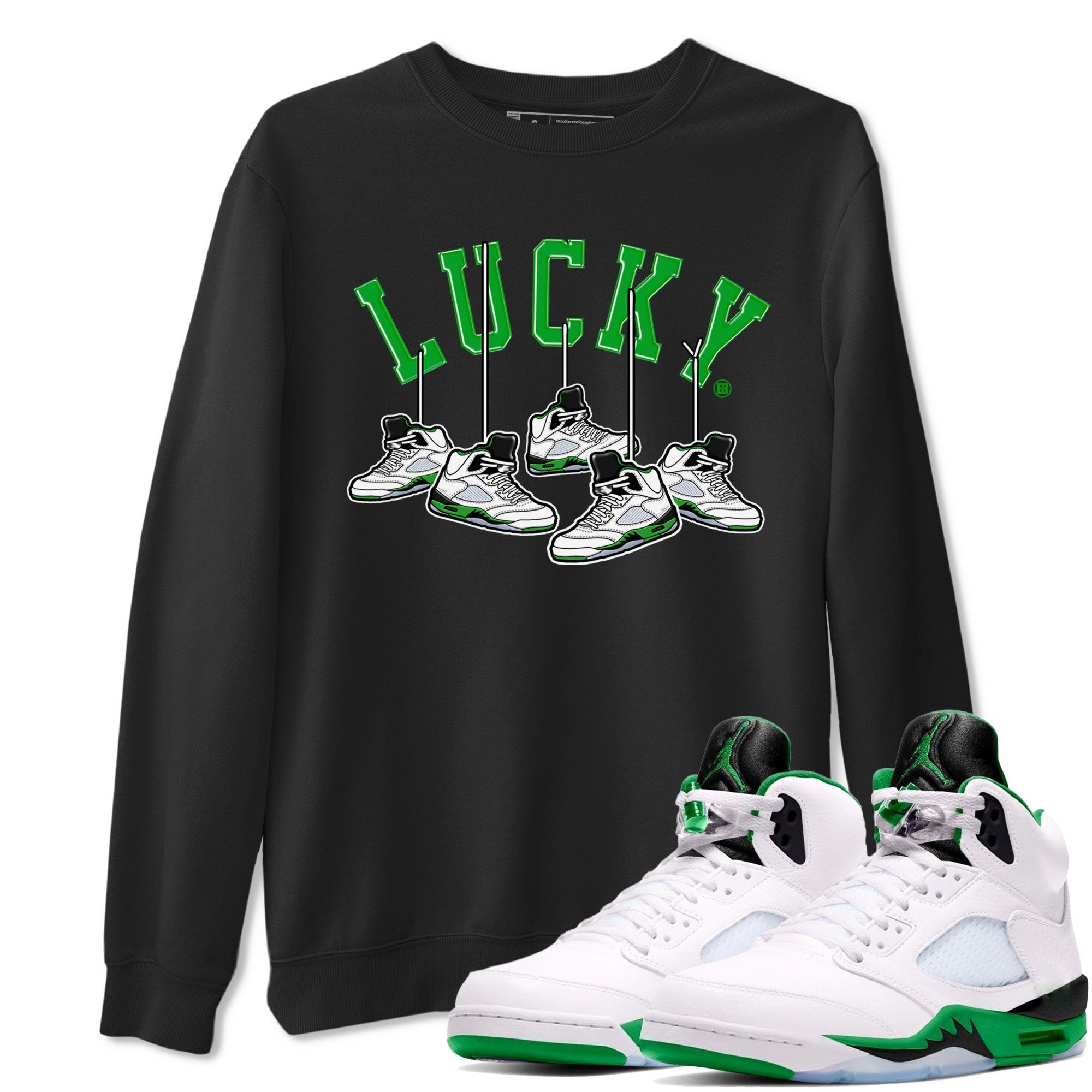 Hanging snkmatchs snkmatch Tee - Air Jordan 5 Lucky Green