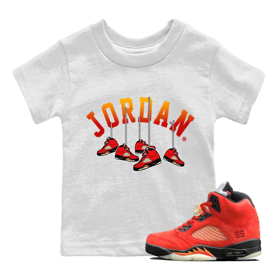 Hanging snkmatchs Kids Tops - Air Jordan 5 Mars For Her