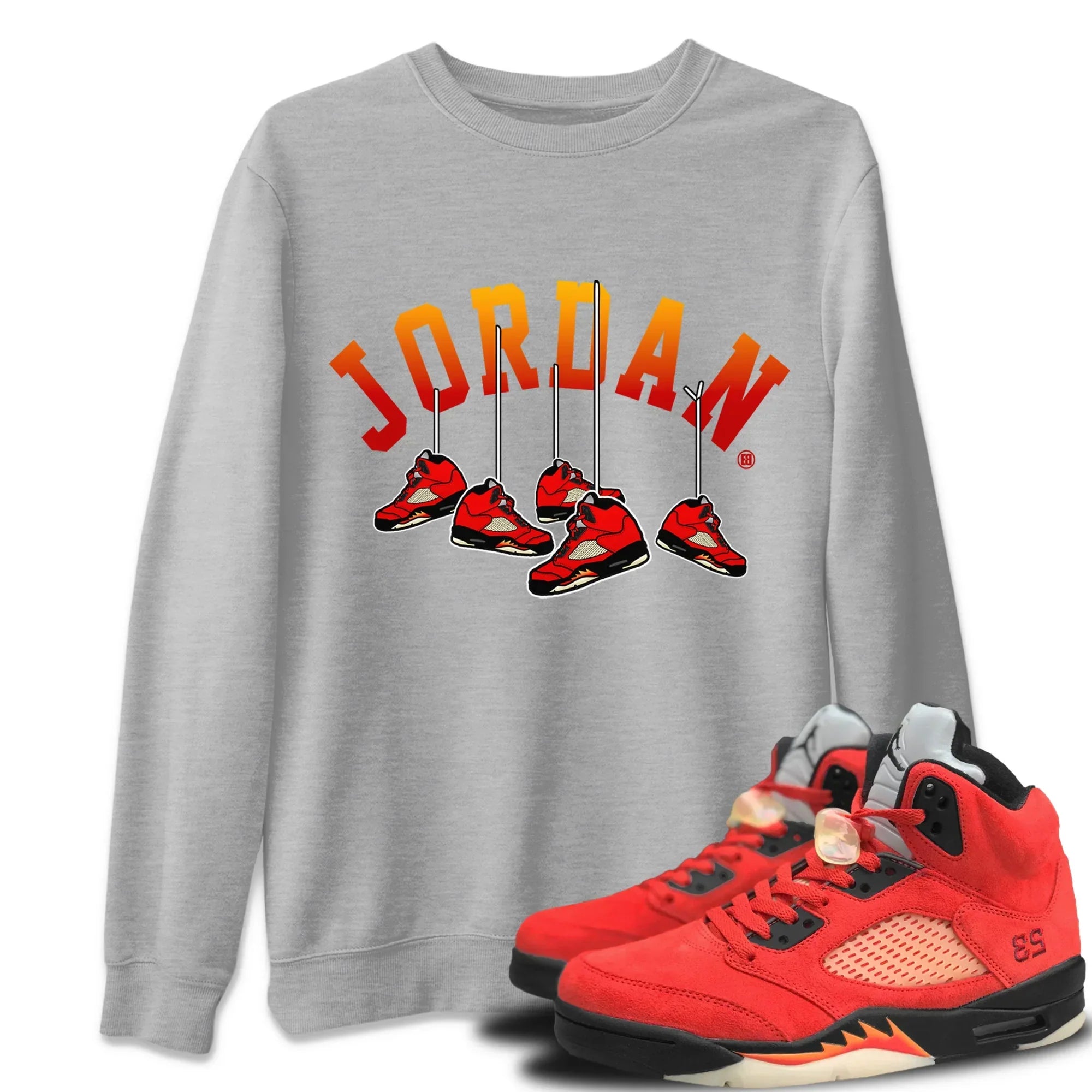 Hanging snkmatchs Unisex Tops - Air Jordan 5 Mars For Her