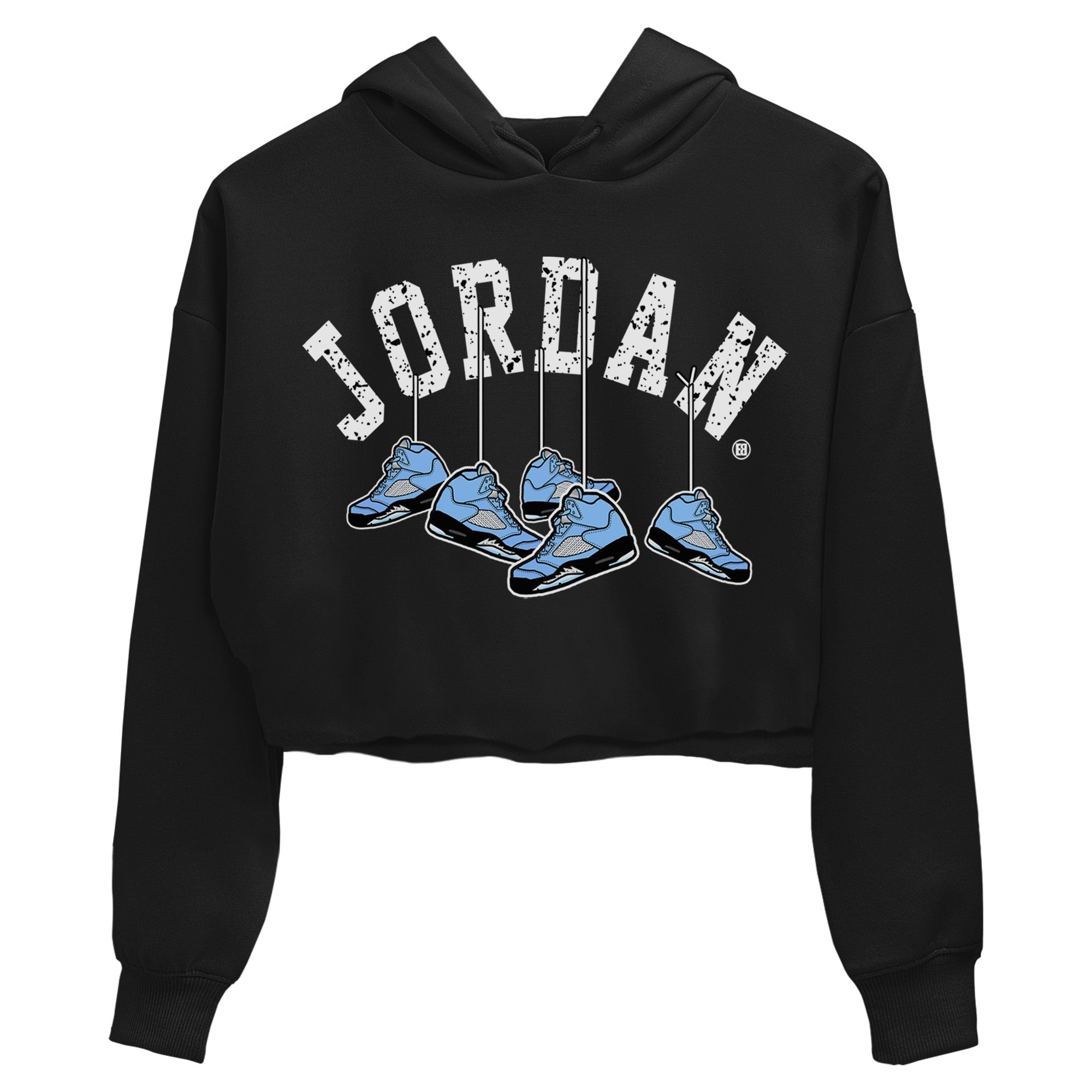 Hanging snkmatchs Women's Tops - Air Jordan 5 UNC