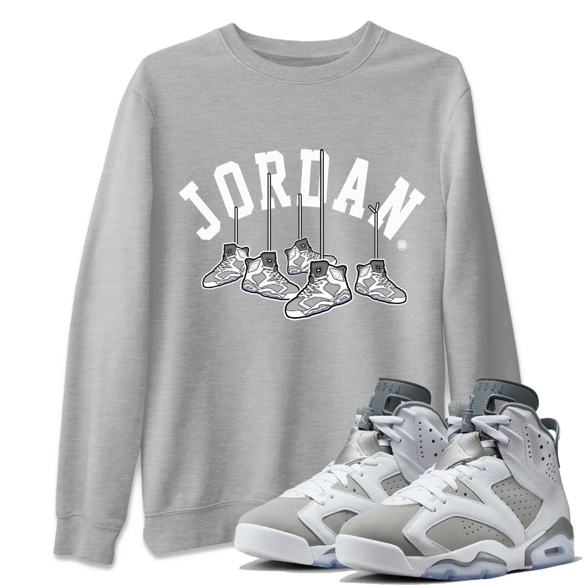 Hanging snkmatchs Unisex Tops - Air Jordan 6 Cool Grey
