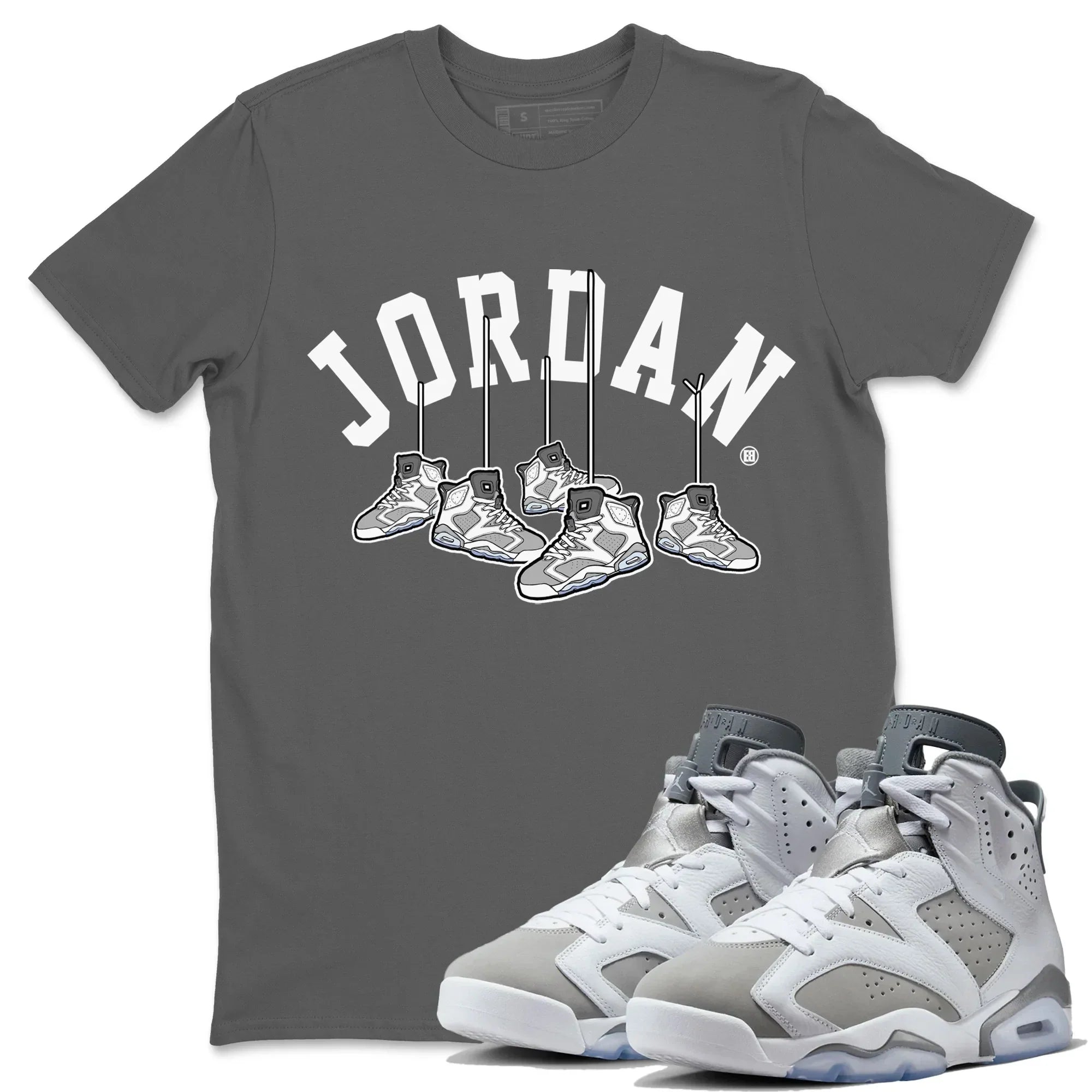 Hanging snkmatchs Unisex Tops - Air Jordan 6 Cool Grey