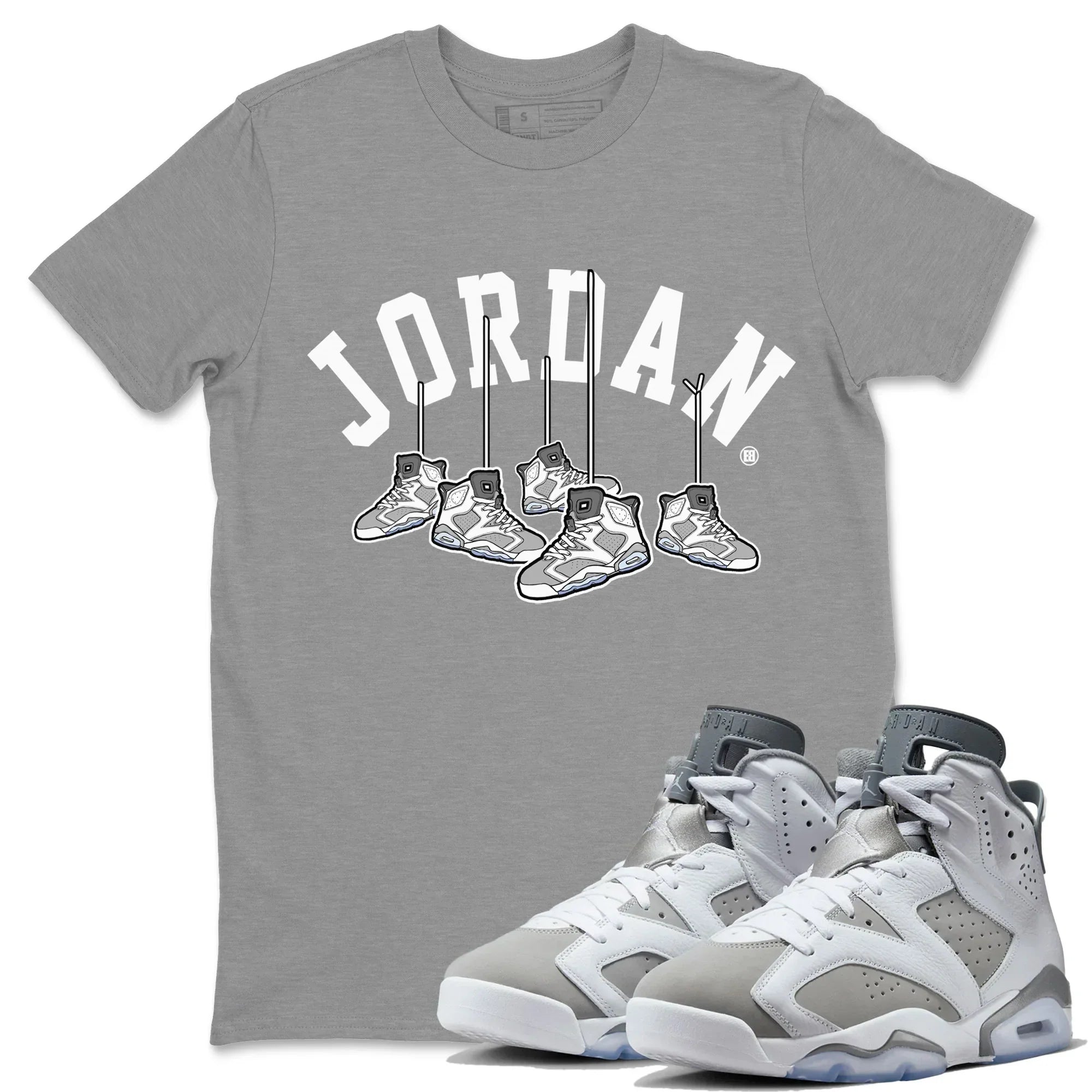 Hanging snkmatchs Unisex Tops - Air Jordan 6 Cool Grey