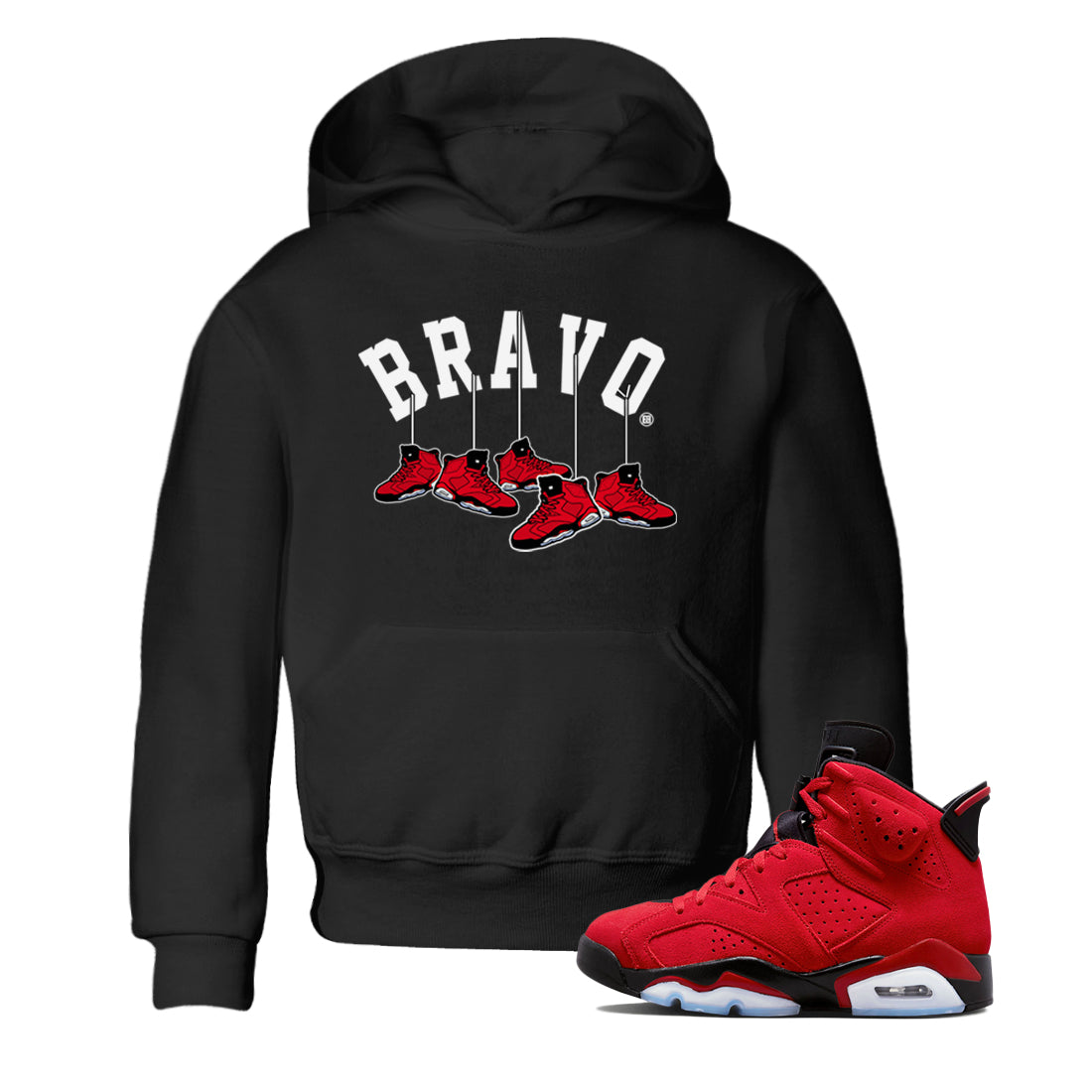 Hanging snkmatchs Kids Tops - Air Jordan 6 Toro Bravo