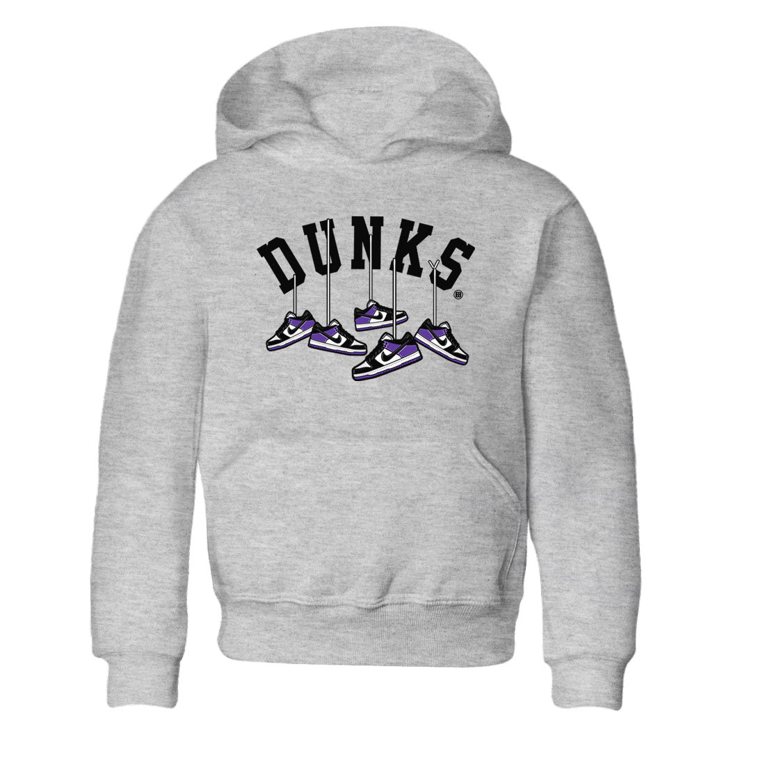 Hanging snkmatchs snkmatch Tees Kids - Dunk Low Court Purple