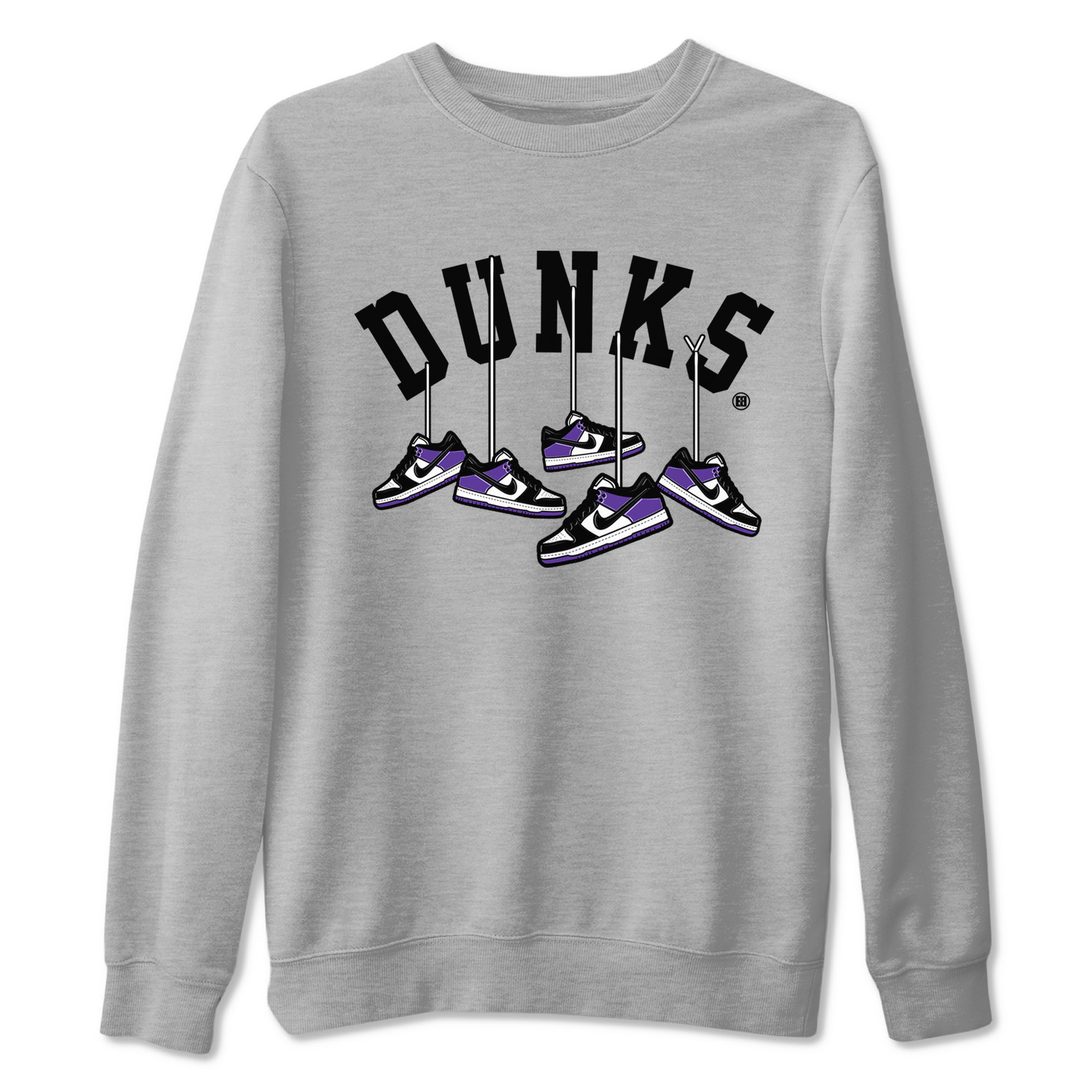 Hanging snkmatchs snkmatch Tees - Dunk Low Court Purple