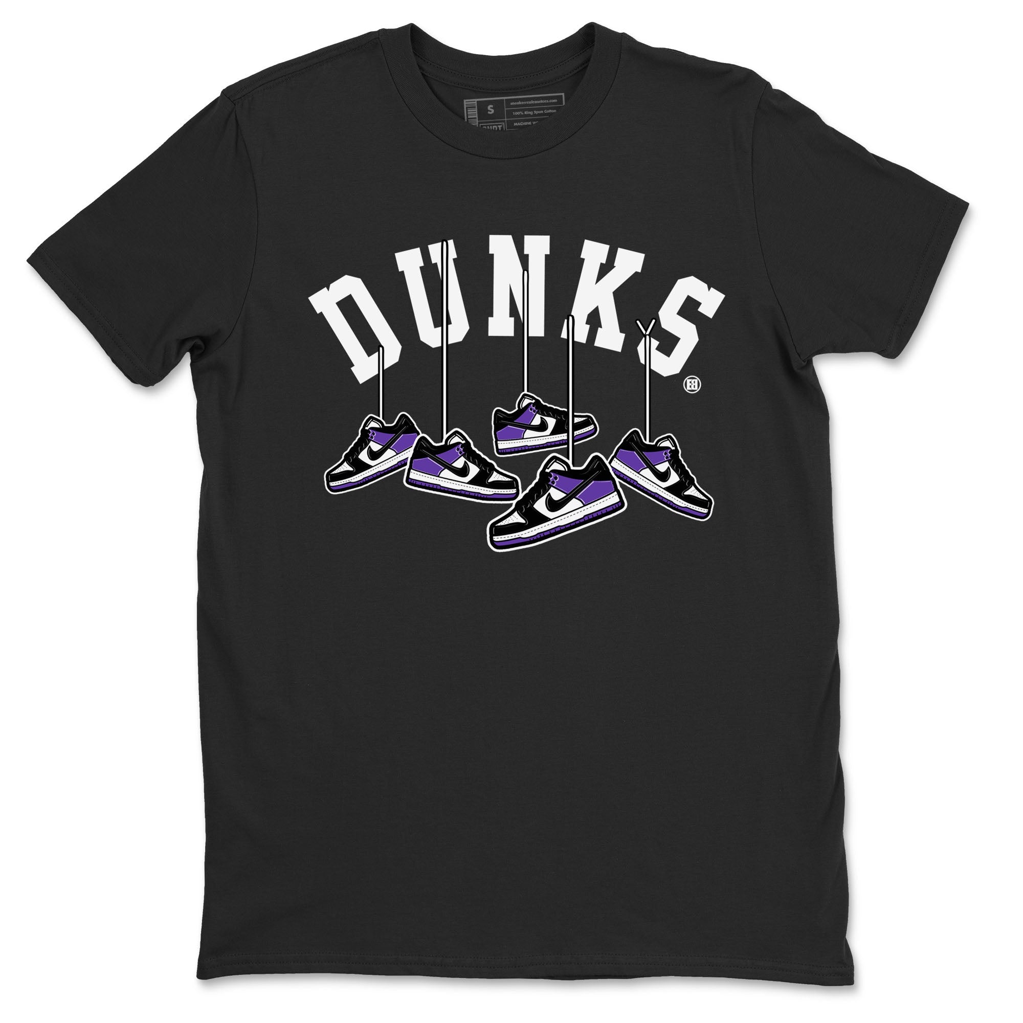 Hanging snkmatchs snkmatch Tees - Dunk Low Court Purple