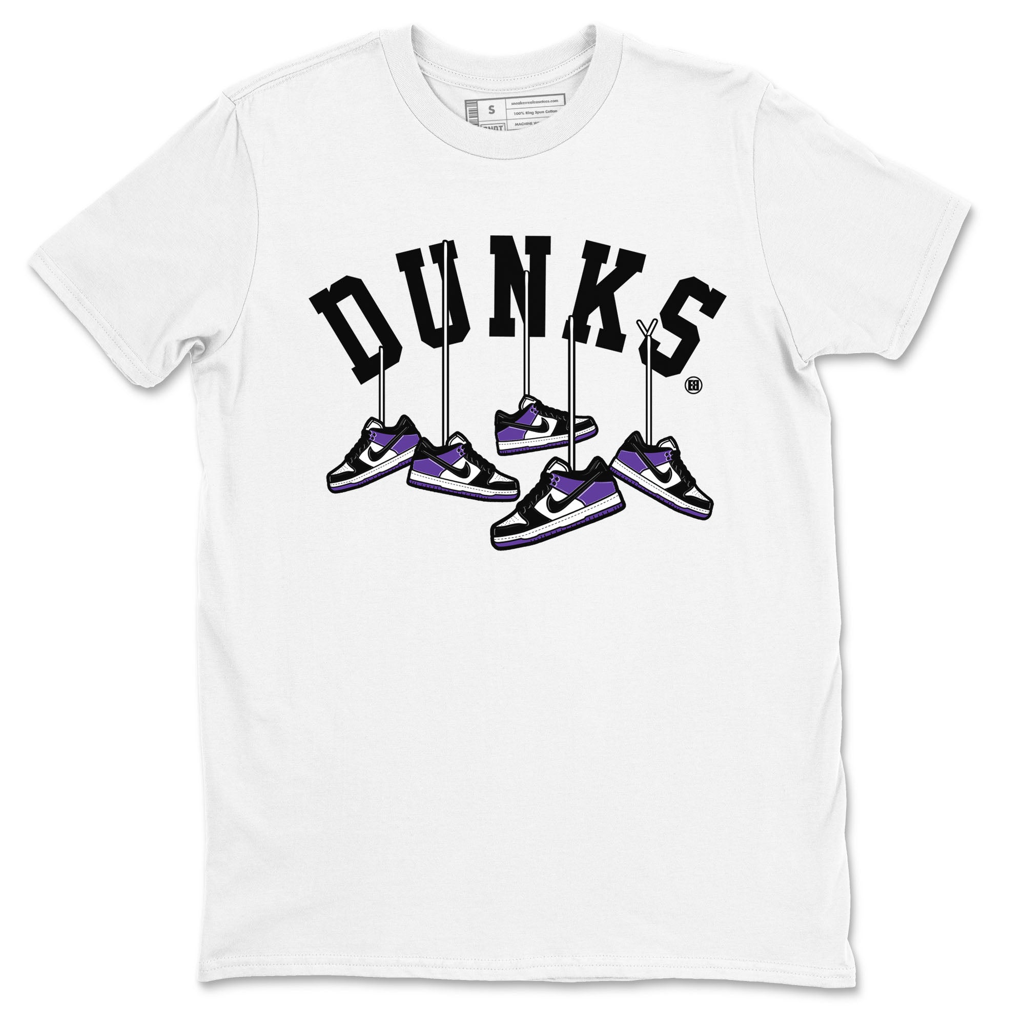 Hanging snkmatchs snkmatch Tees - Dunk Low Court Purple