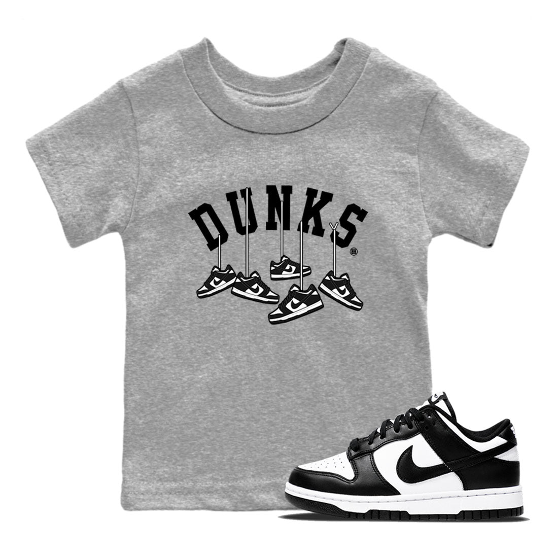 Hanging snkmatchs Kids Tops - Dunk Panda