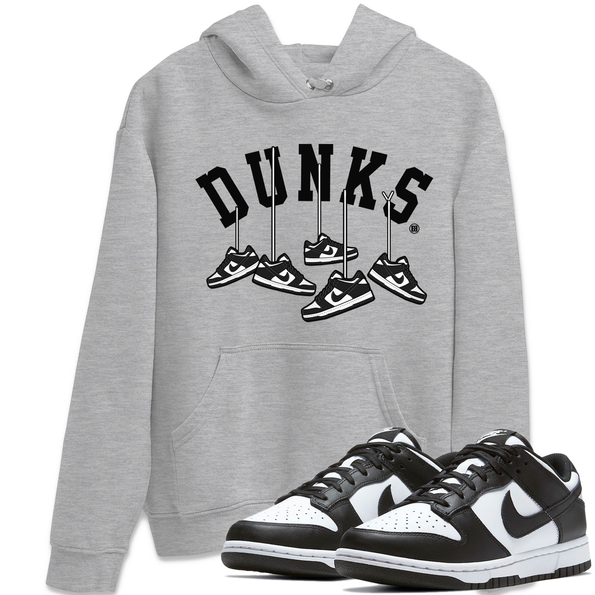 Hanging snkmatchs Unisex Tops - Dunk Panda