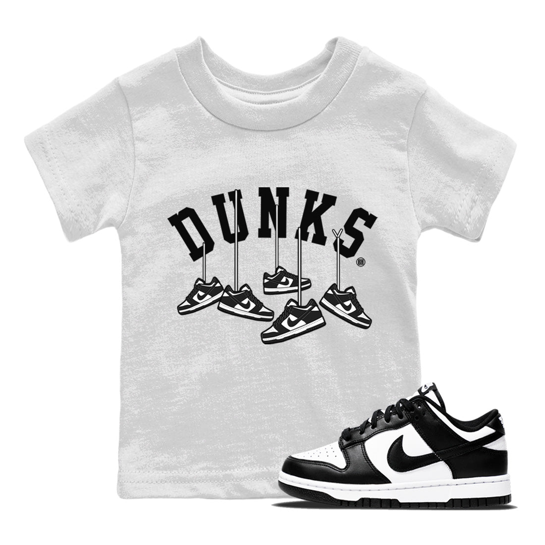 Hanging snkmatchs Kids Tops - Dunk Panda